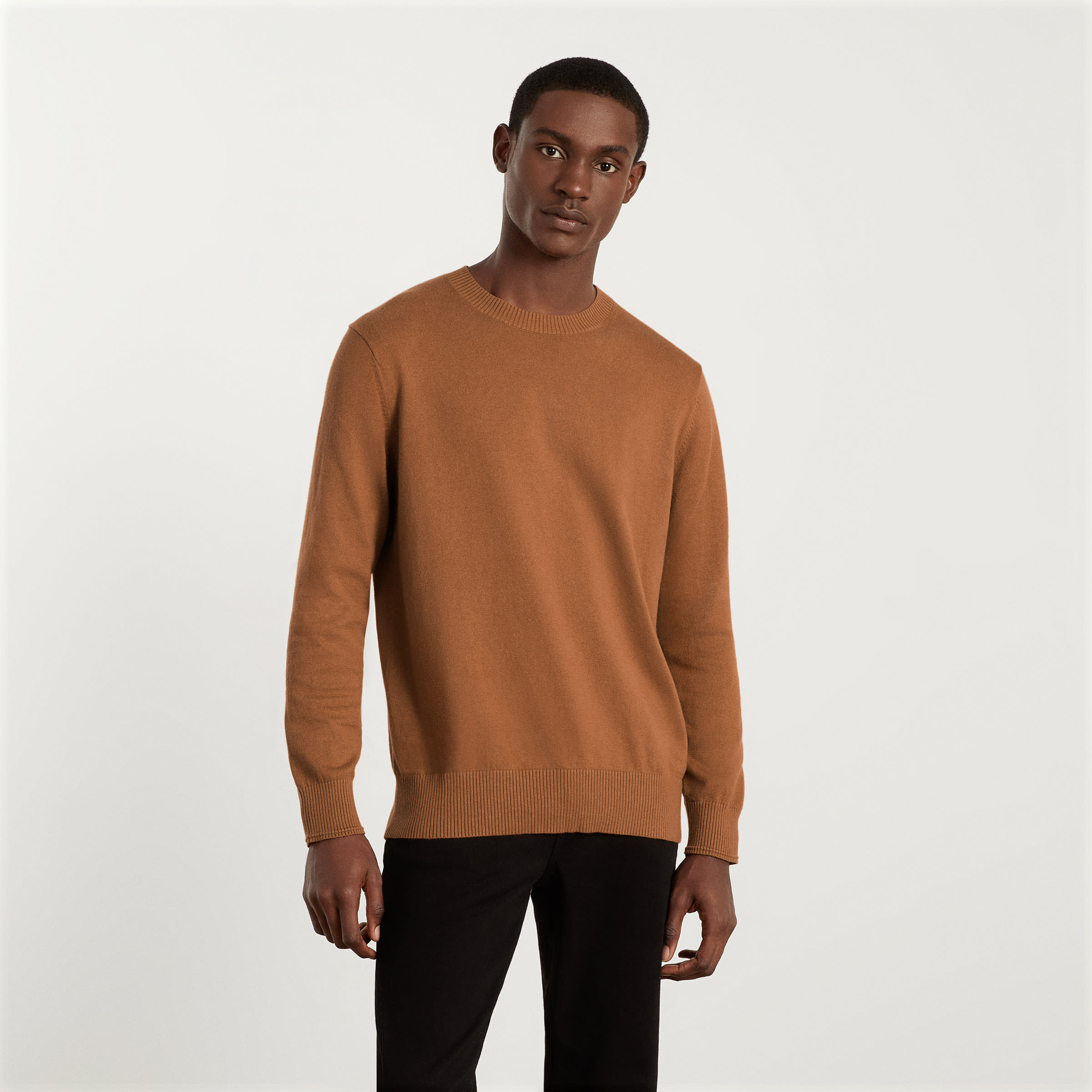 The No-Sweat Sweater | Uniform Adobe Brown – Everlane