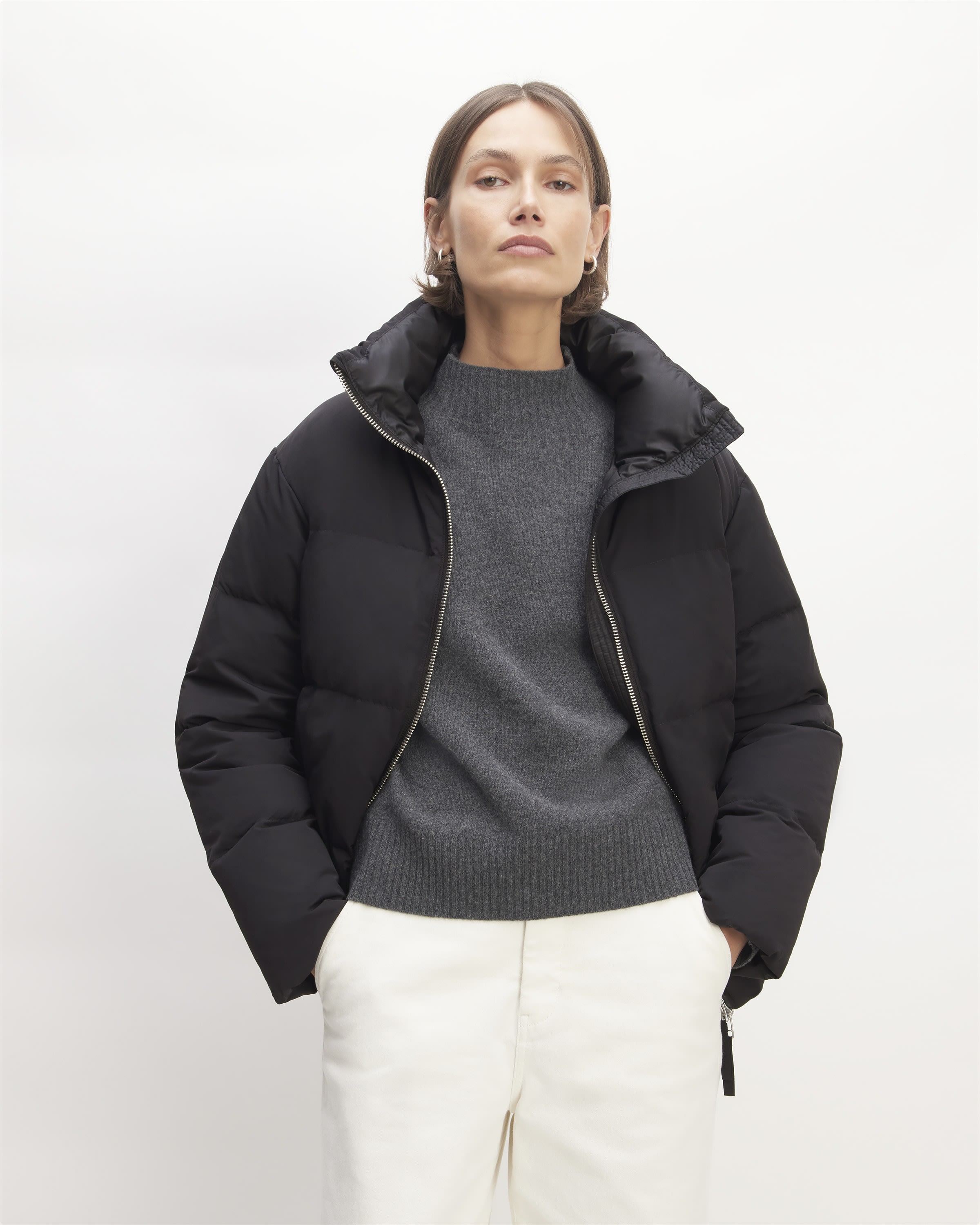 Everlane Classic Neckline Puffer Coats & Jackets for Women