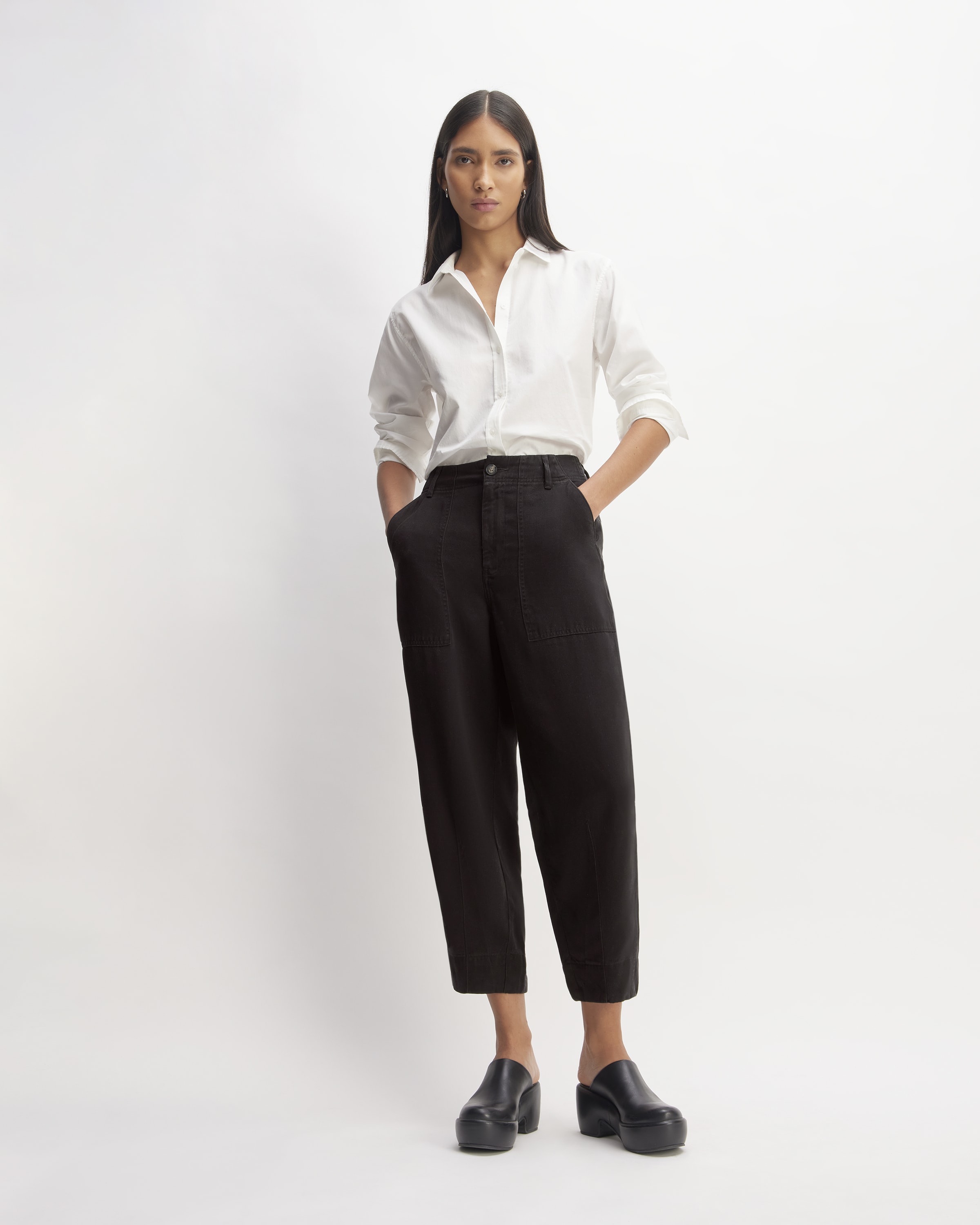 The Utility Pant in Buttersoft Black – Everlane