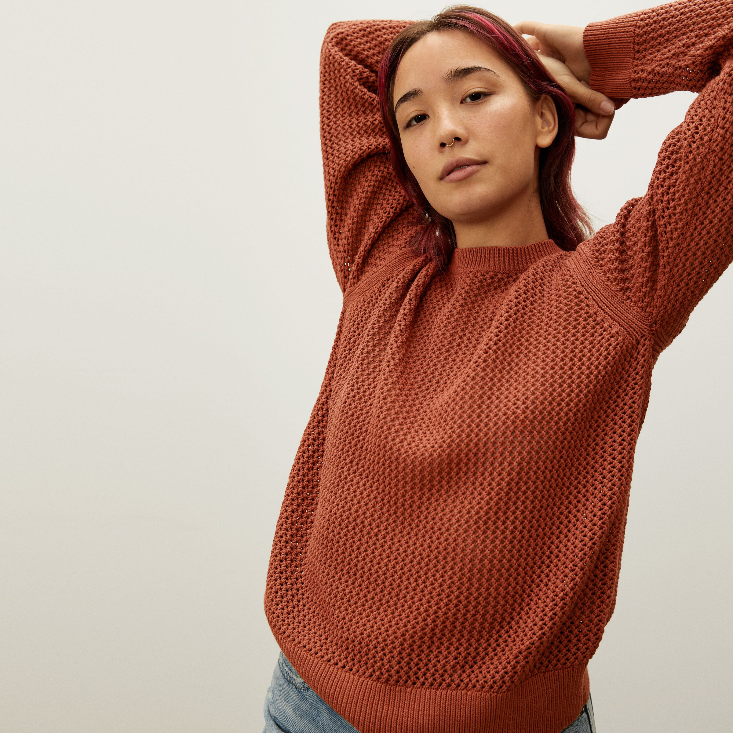 Everlane soft cotton crew sale