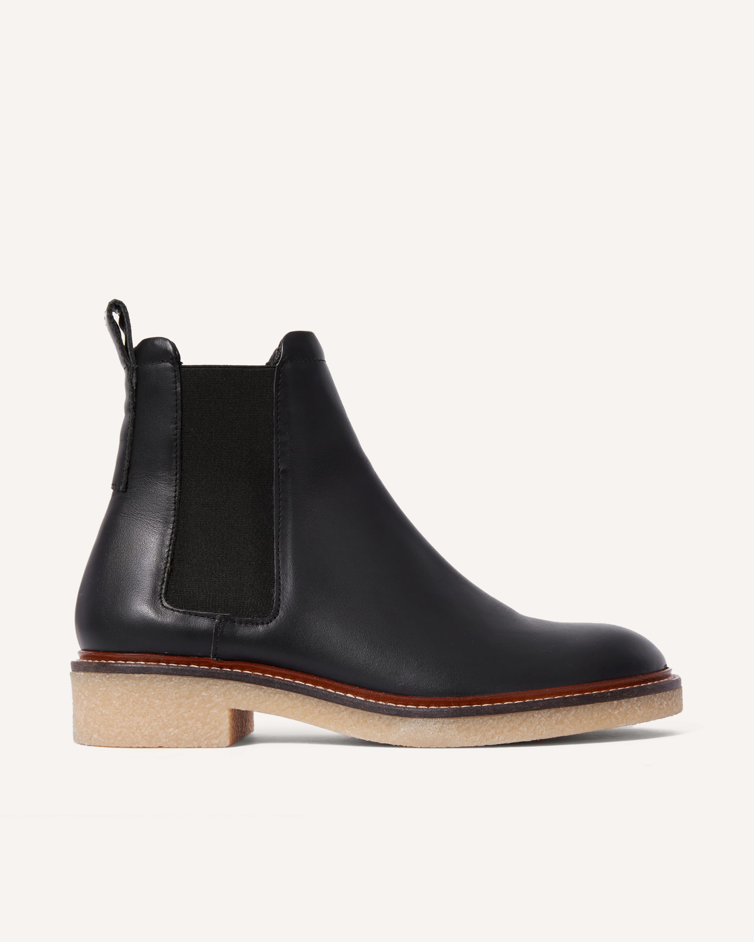 NEW Everlane The New Modern Chelsea Black Leather Ankle popular Boot