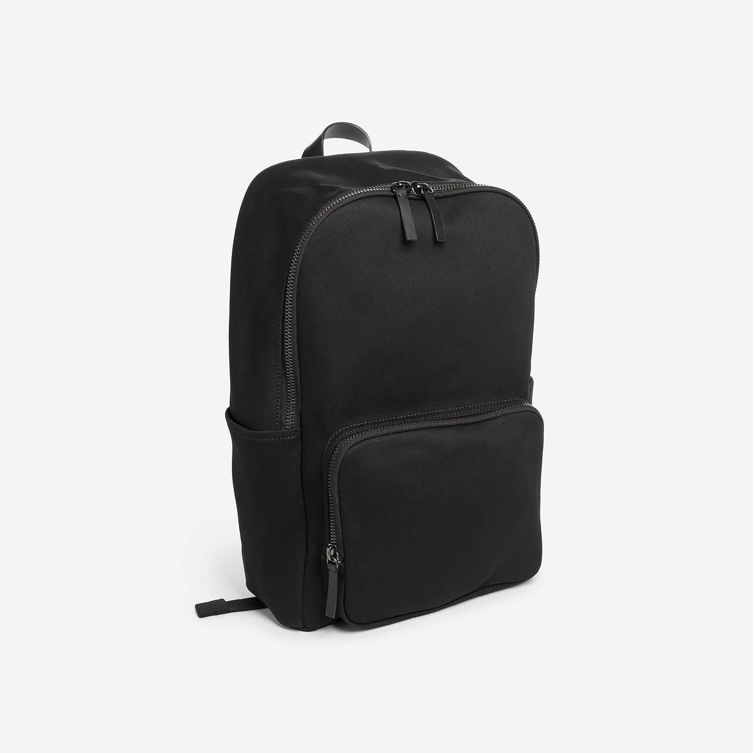 The Modern Zip Backpack - Large Black + Black Leather – Everlane