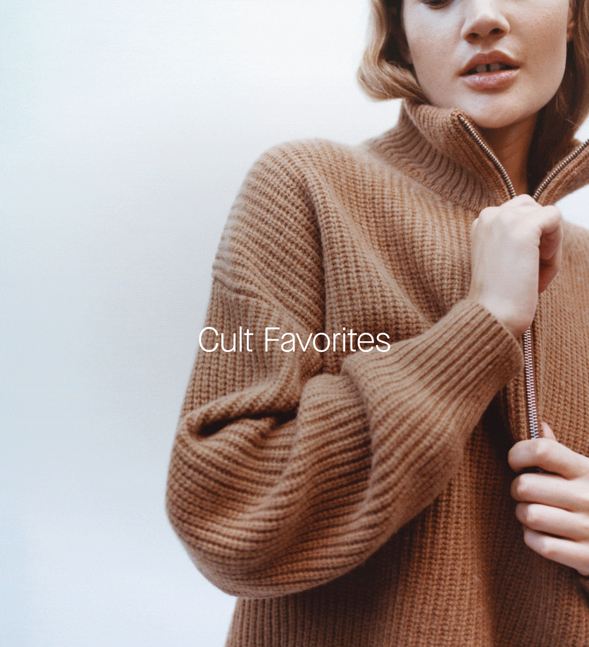 [Image] Cult Favorites The Half Zip Merino Sweater