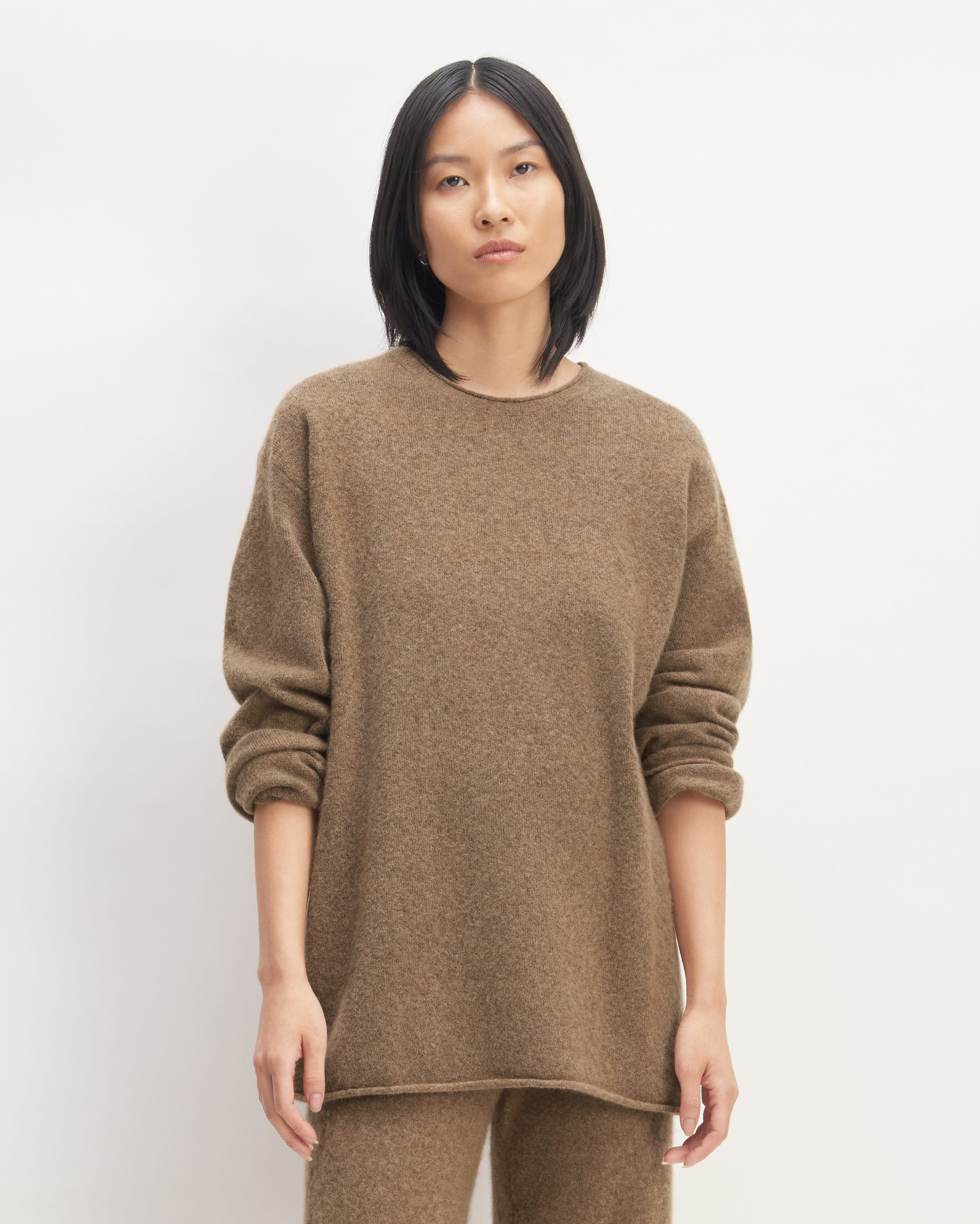 Cream and Brown Paisley Sleeveless Top  Cozy Co