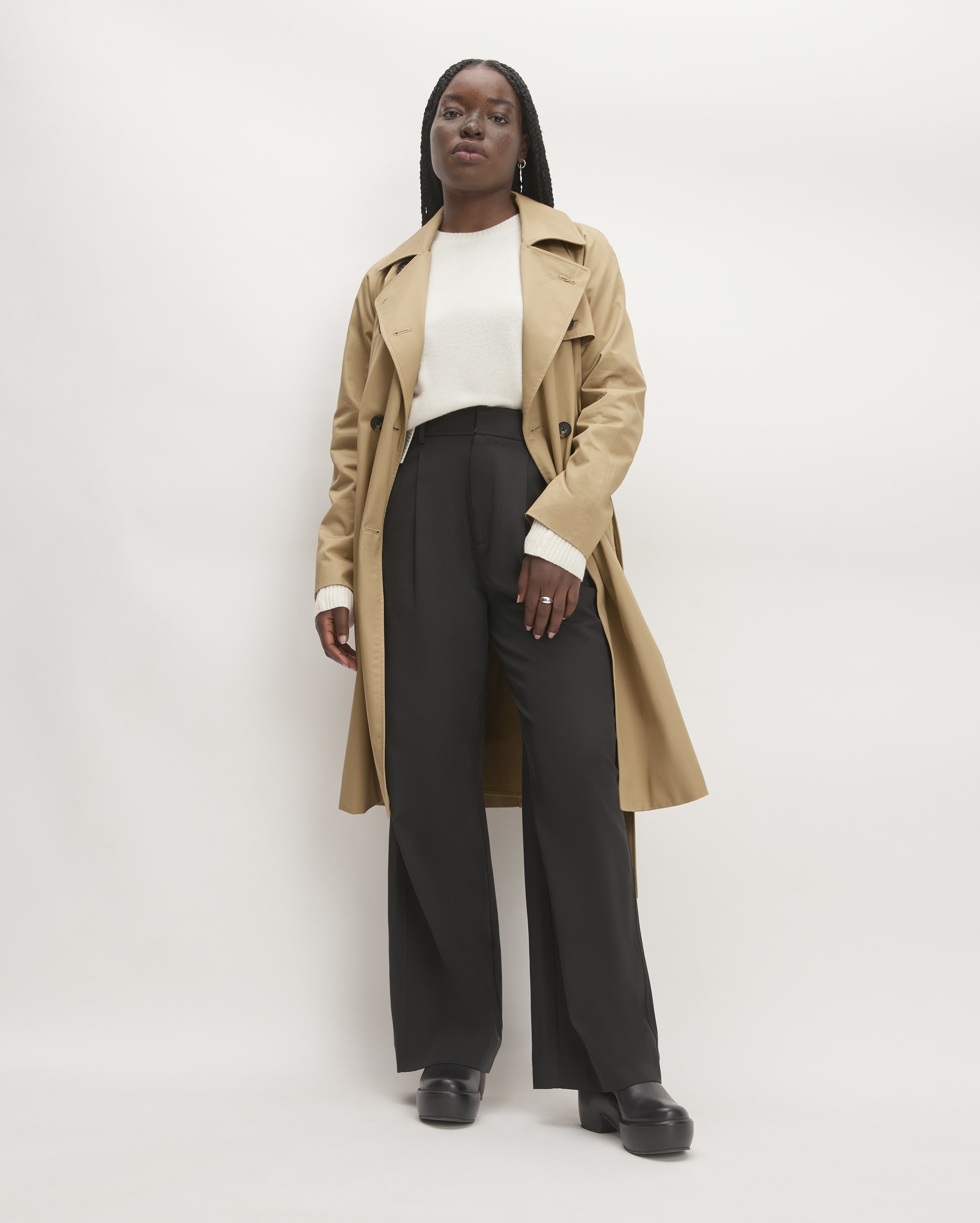 Image of The Cotton Modern Trench Coat