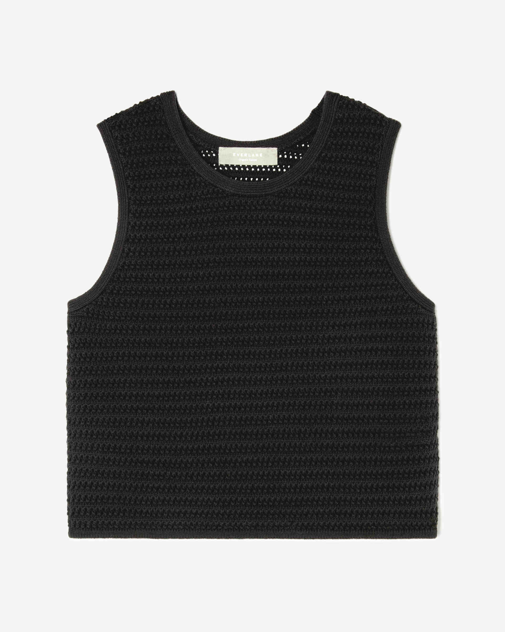 Only The Lonely Hand Crochet Cami - Cream