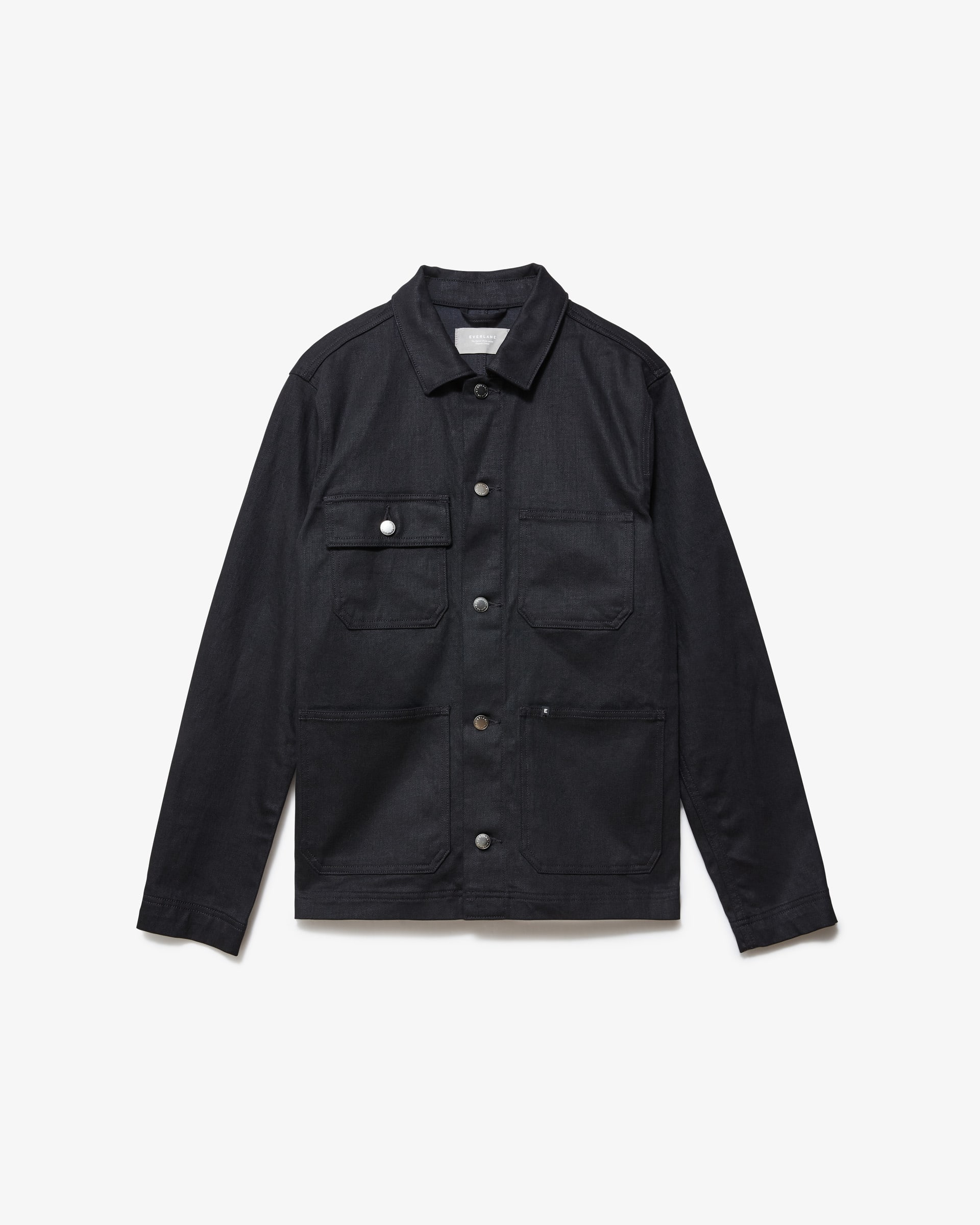 The Denim Chore Jacket Black Everlane