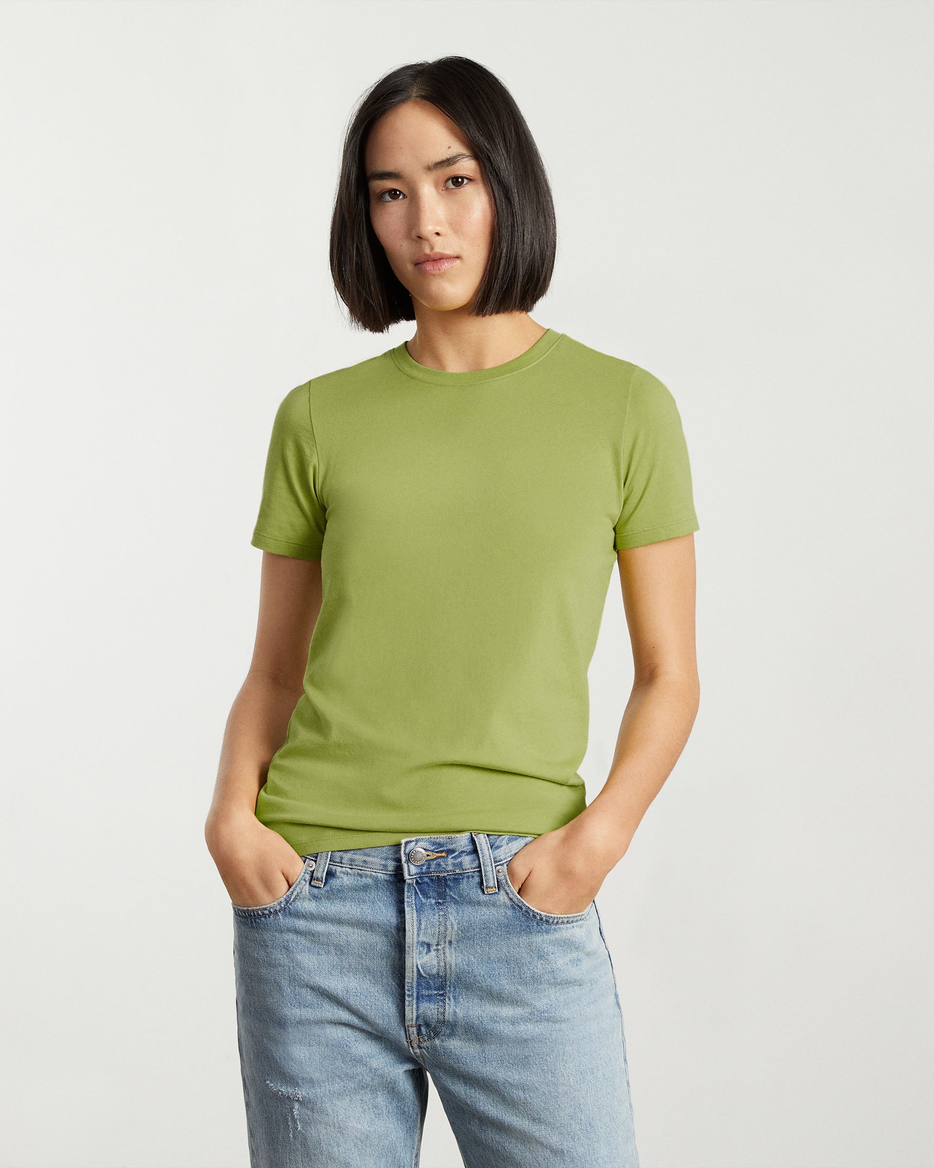 The Organic Cotton Crew Tee Pepper – Everlane