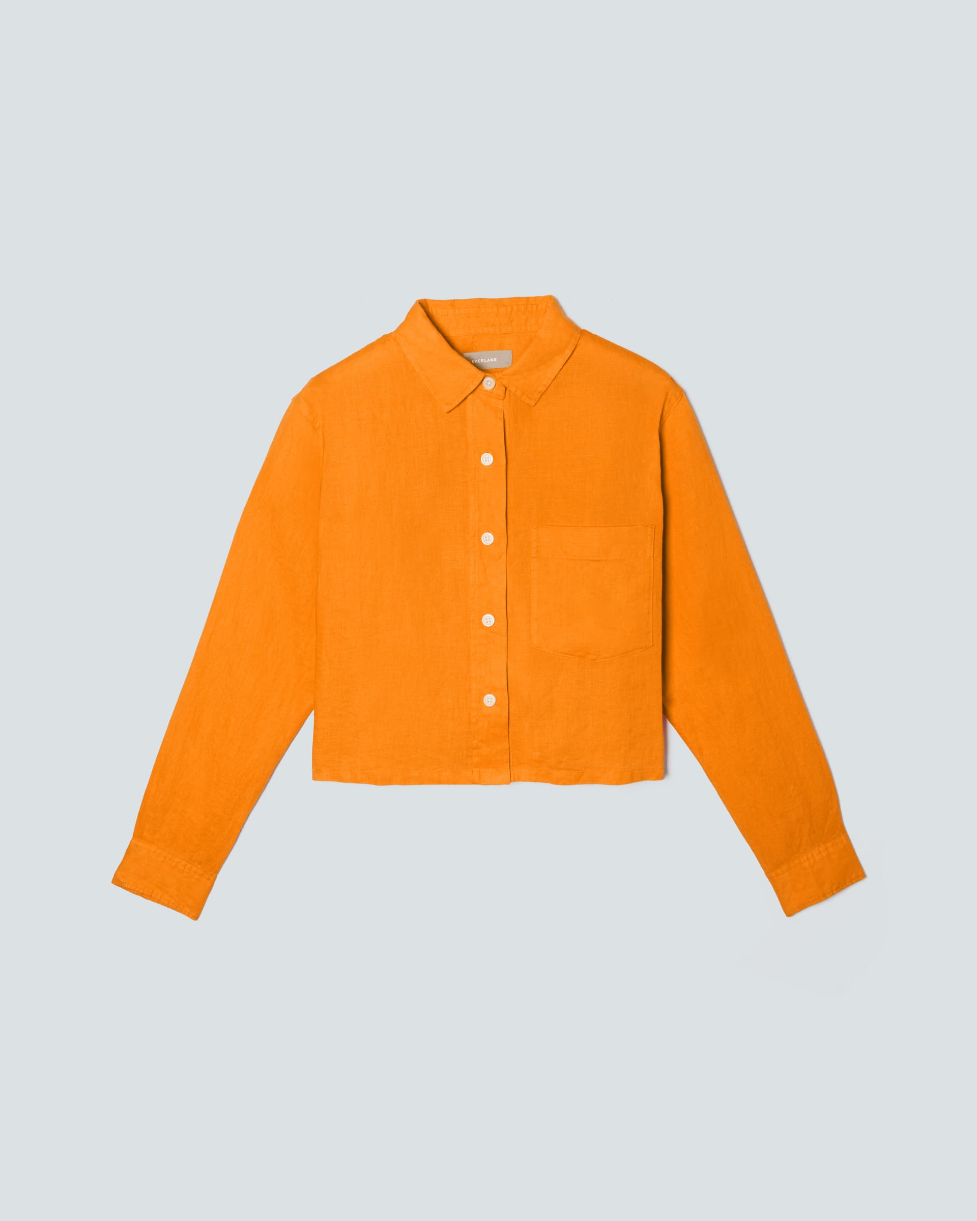 The Linen Way Short Shirt Turmeric Everlane