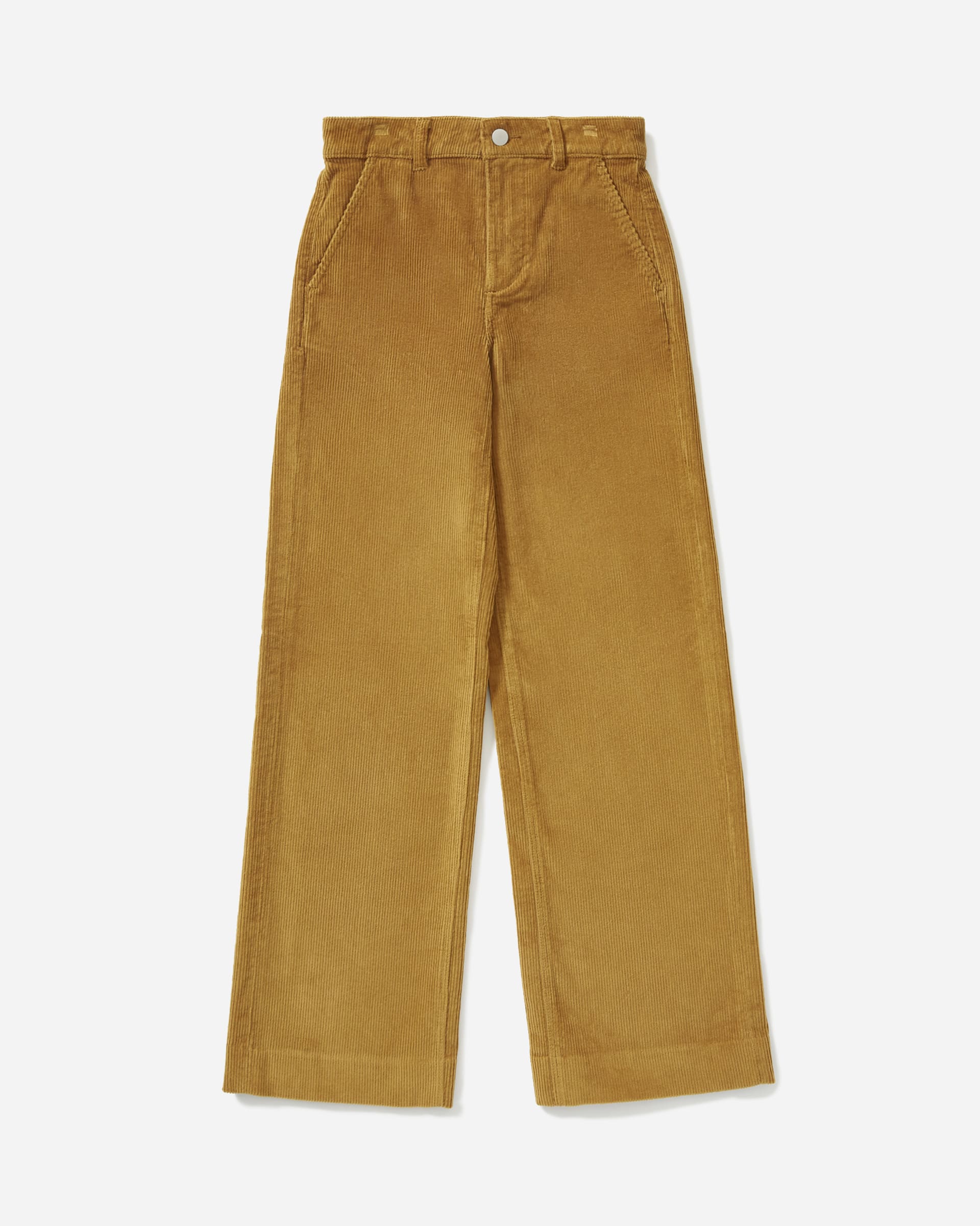 The Corduroy Wide-Leg Pant Golden Brown – Everlane