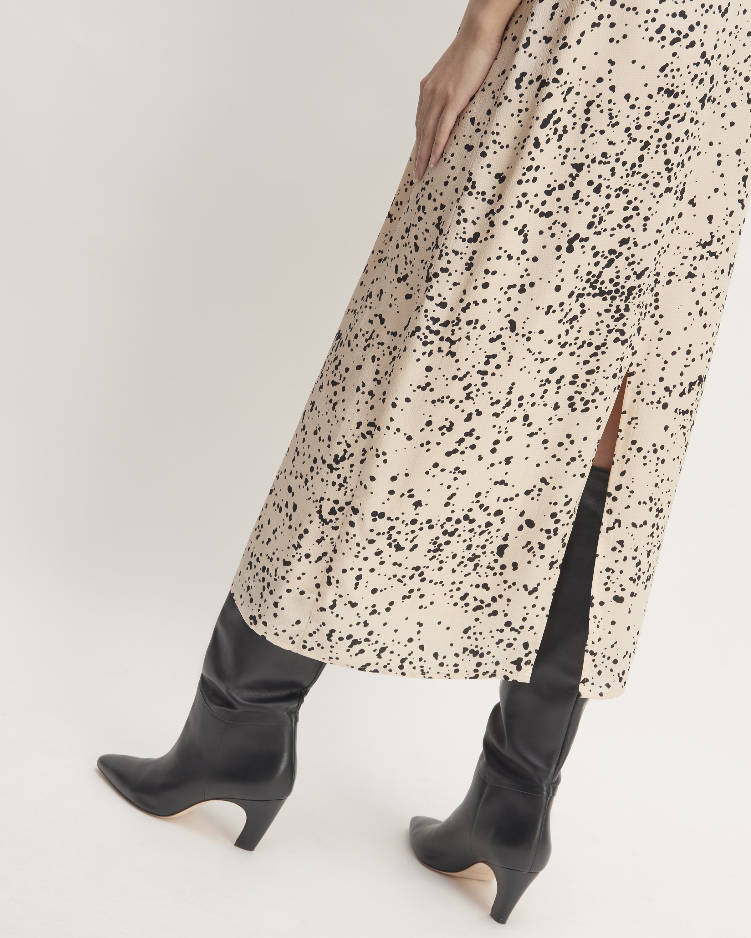 The Satin Racerback Slip Dress Whisper Pink Moonsplatter Everlane