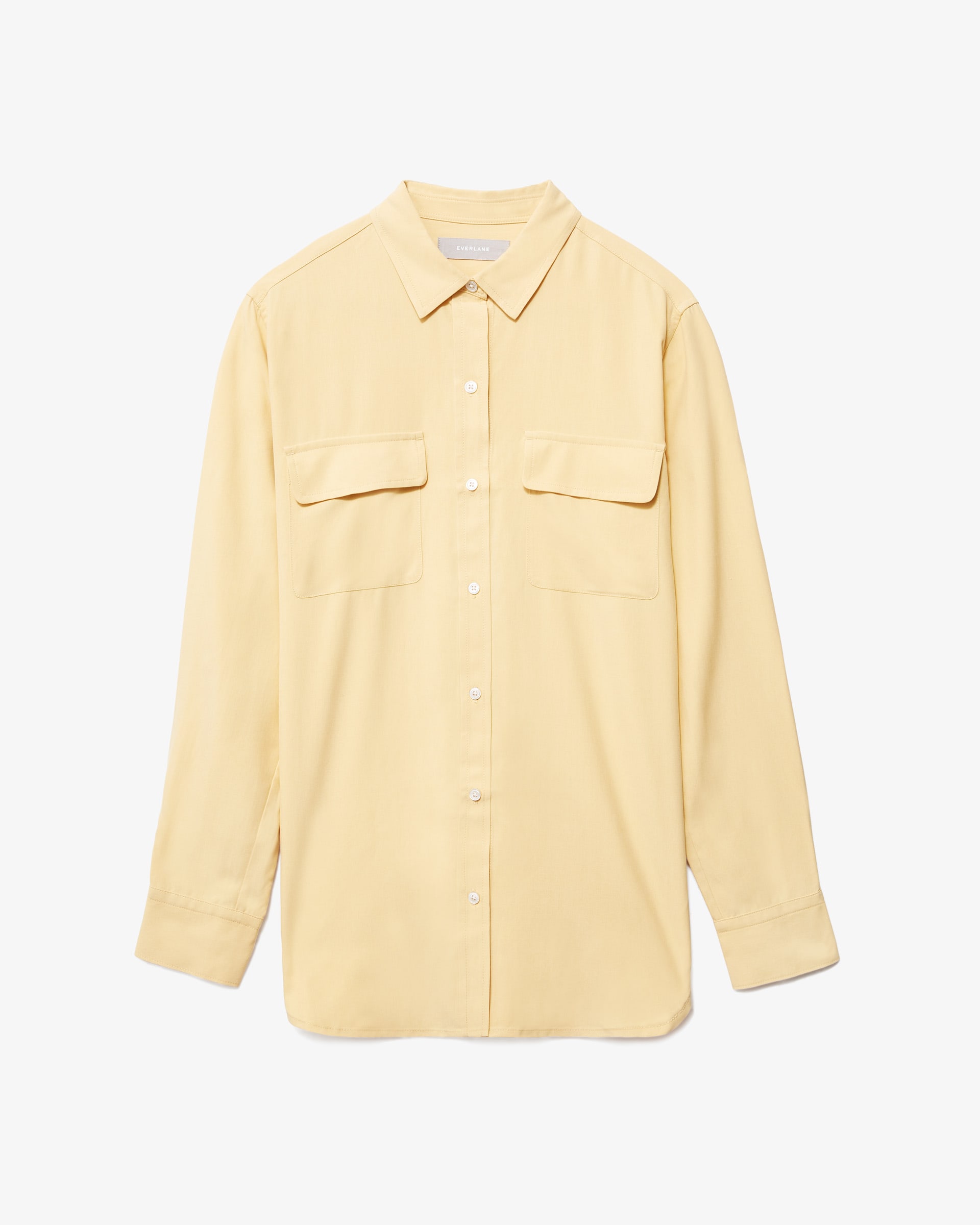 The Washable Silk Relaxed Shirt Buttercream – Everlane