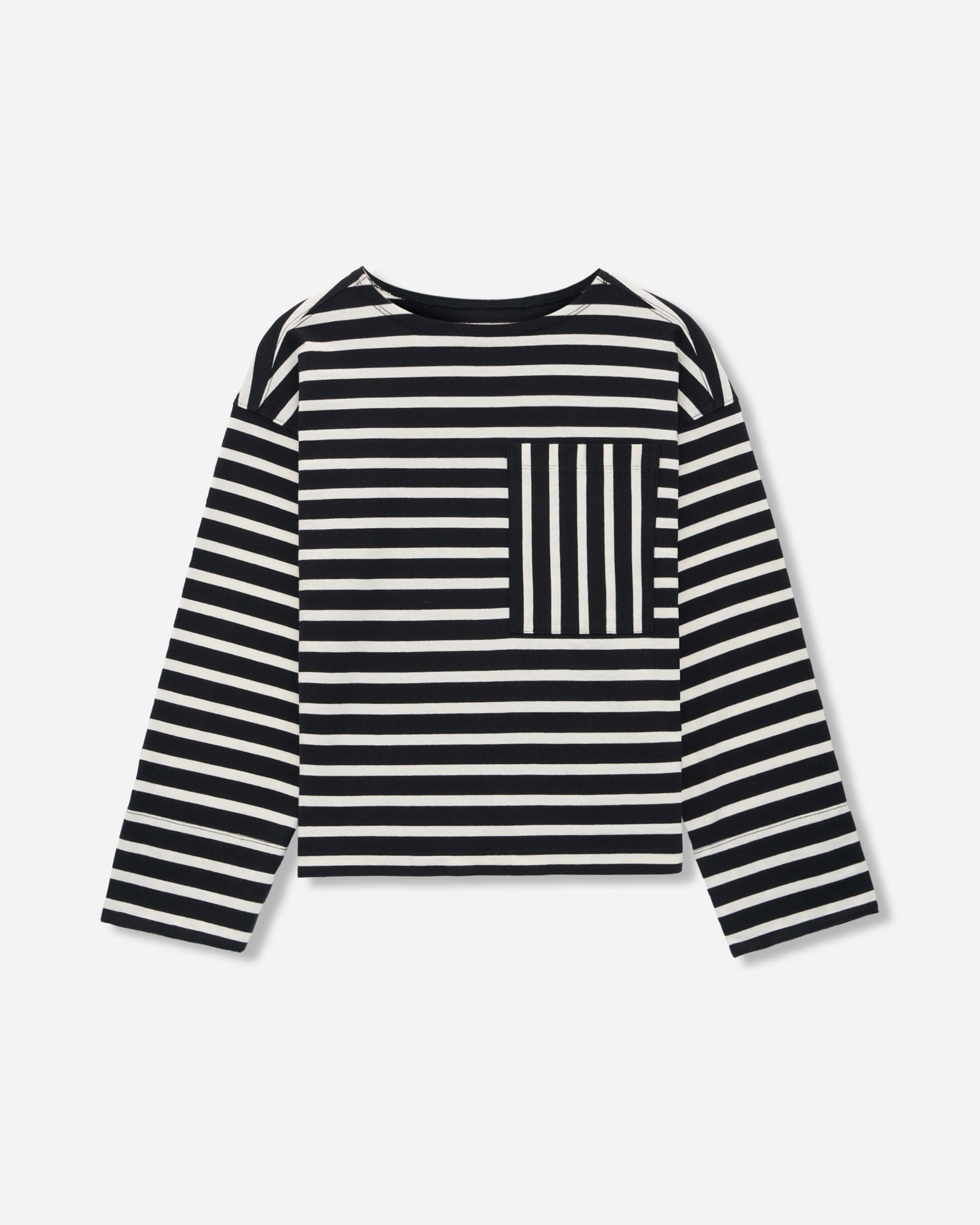 The Premium Weight Oversized Pocket Tee Black / Canvas Tan – Everlane