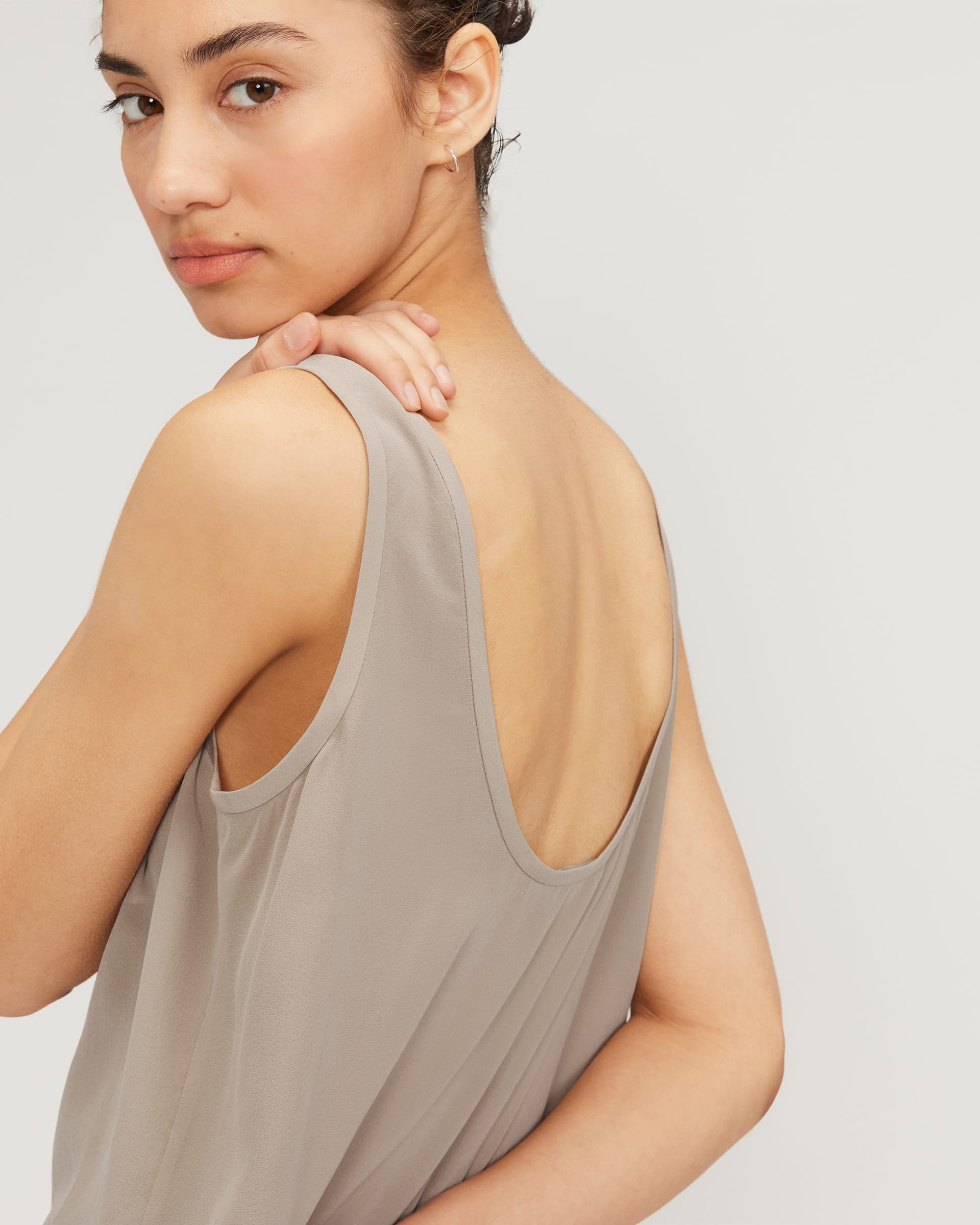 Butterluxe Double Lined Scoop Neck Tank