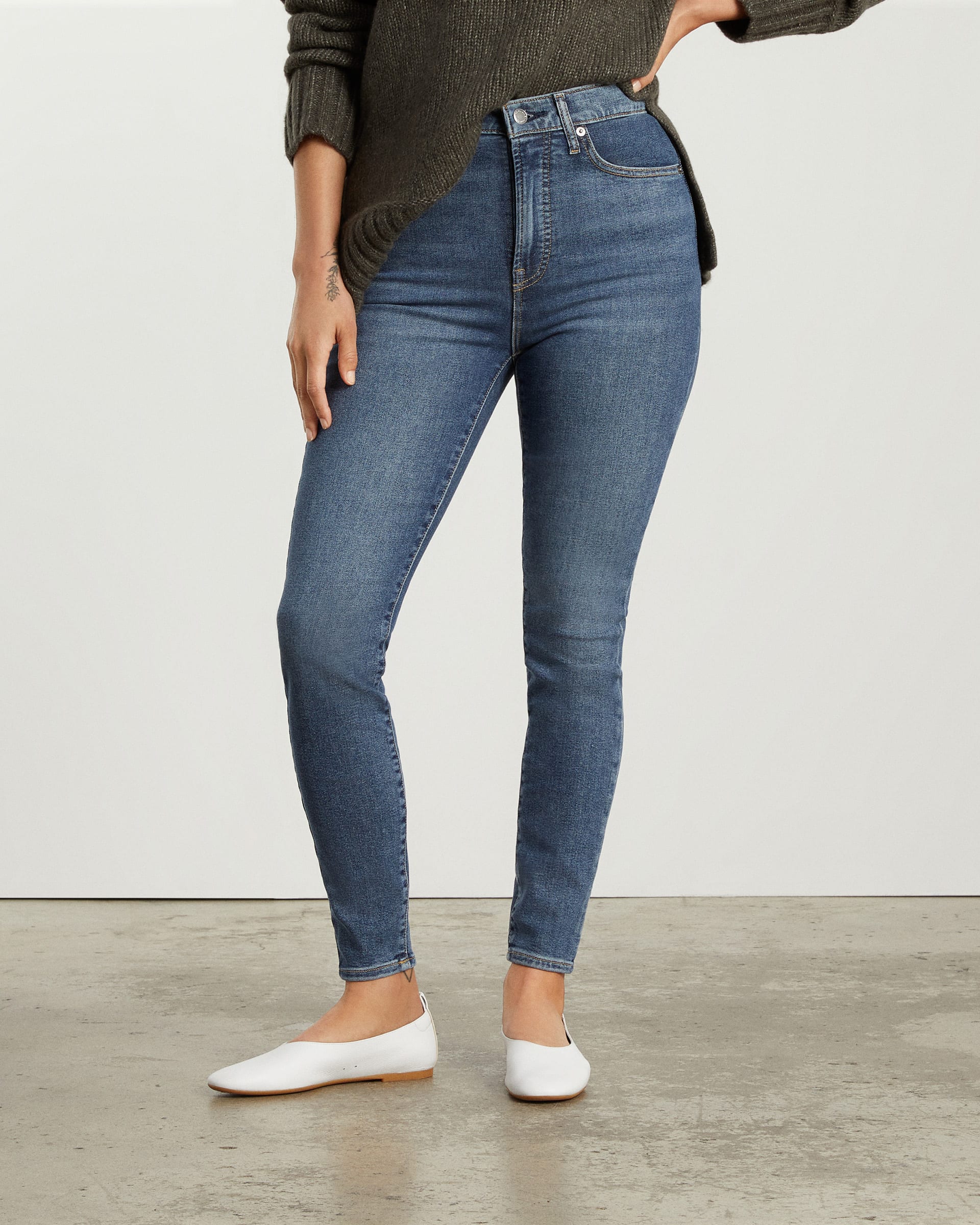 The Way-High® Skinny Jean Authentic Blue – Everlane
