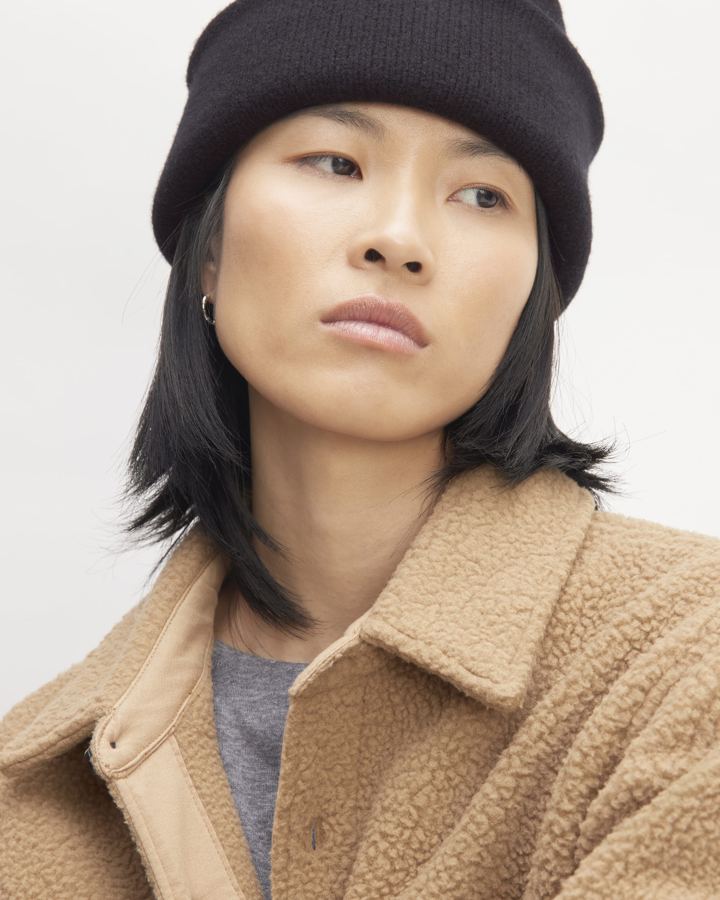 The Good Merino Wool Beanie Black Everlane