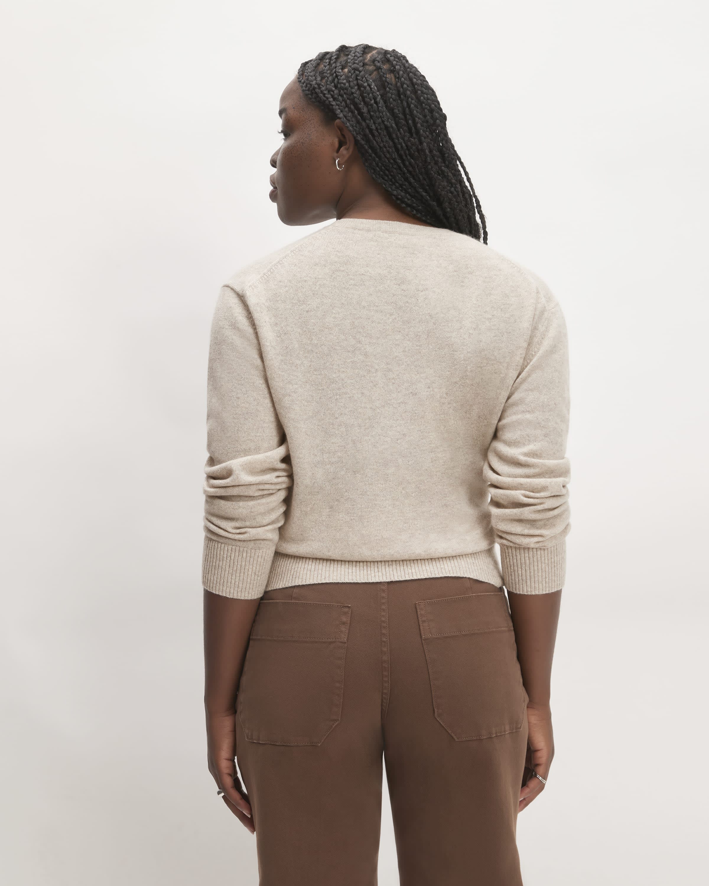 The Cashmere Classic Crew Sweater Canvas Everlane