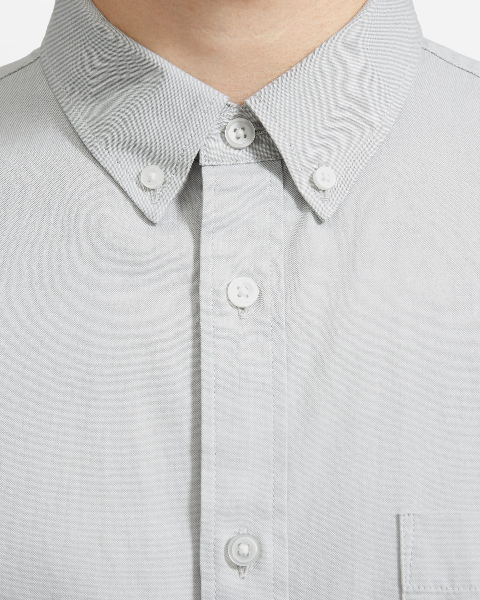 The Air Oxford Short-Sleeve Shirt Pale Charcoal – Everlane