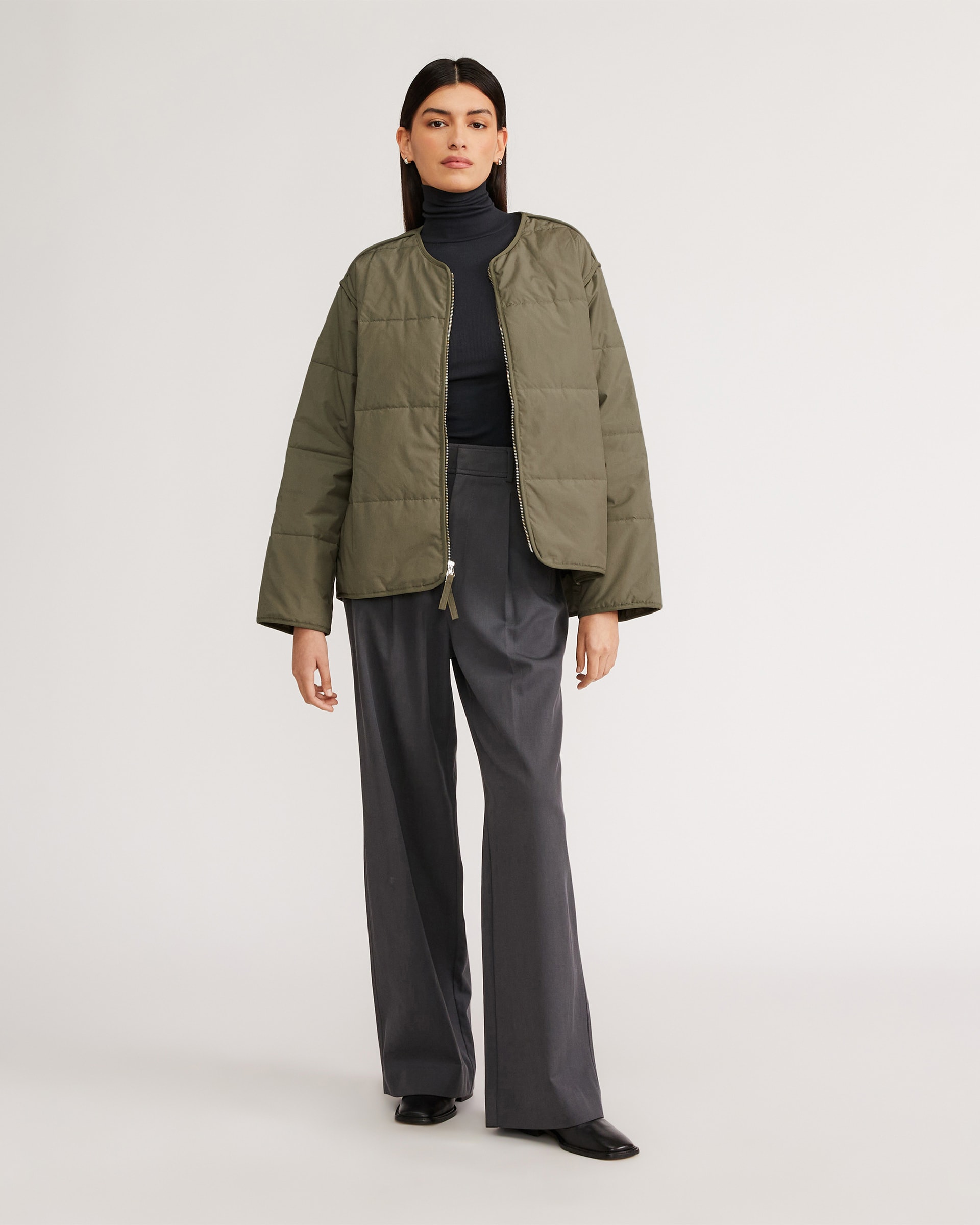 The Quilted Cotton Liner Kalamata  Everlane