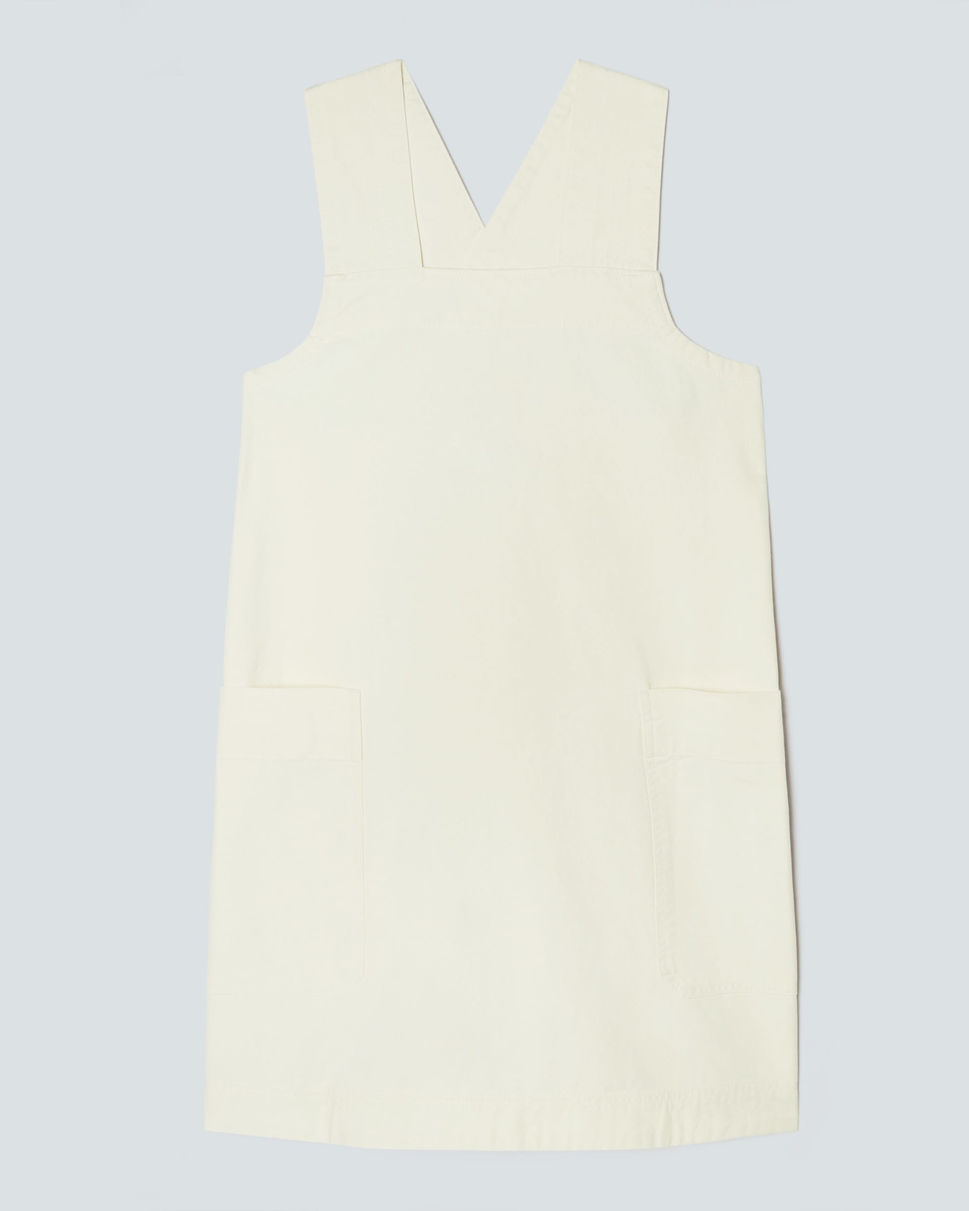 The CrossBack Apron Mini Dress Canvas Everlane