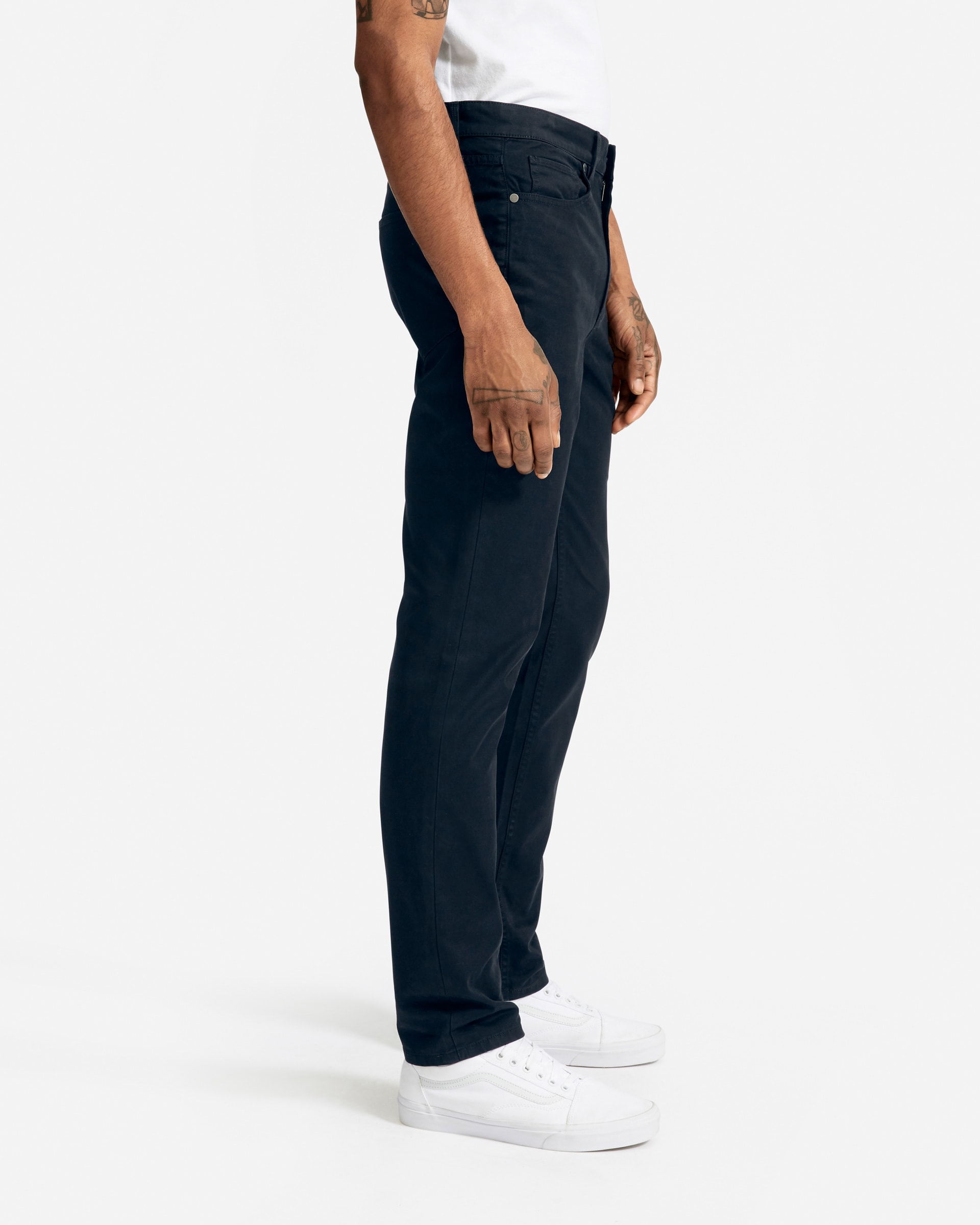 The Midweight Twill 5-Pocket Slim Pant Dark Navy – Everlane