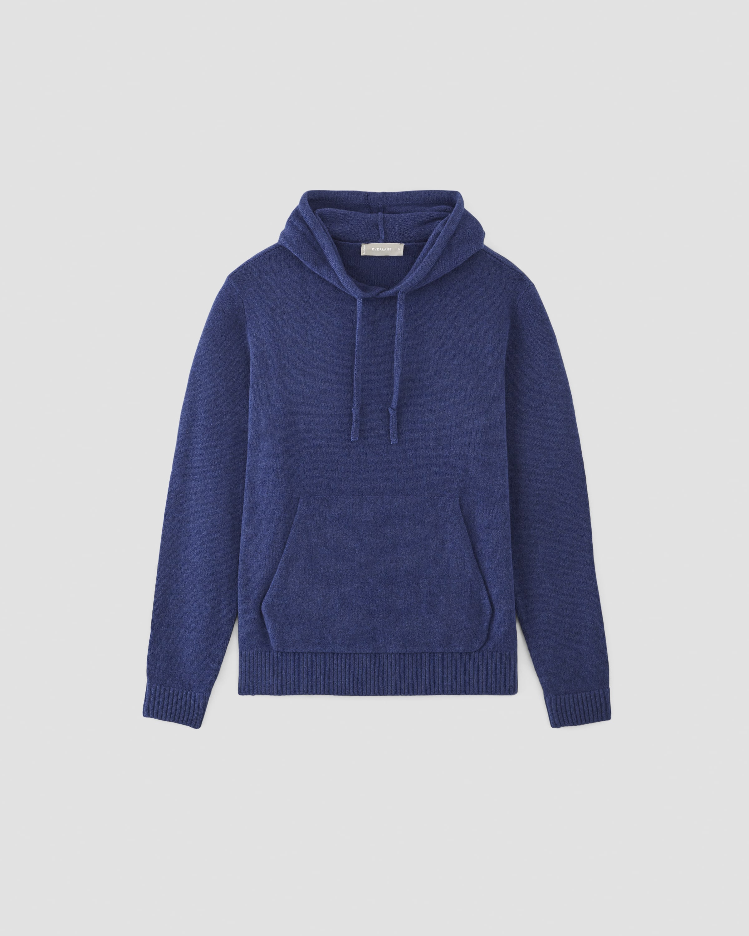 The Felted Merino Hoodie Bellwether Blue Heather Everlane
