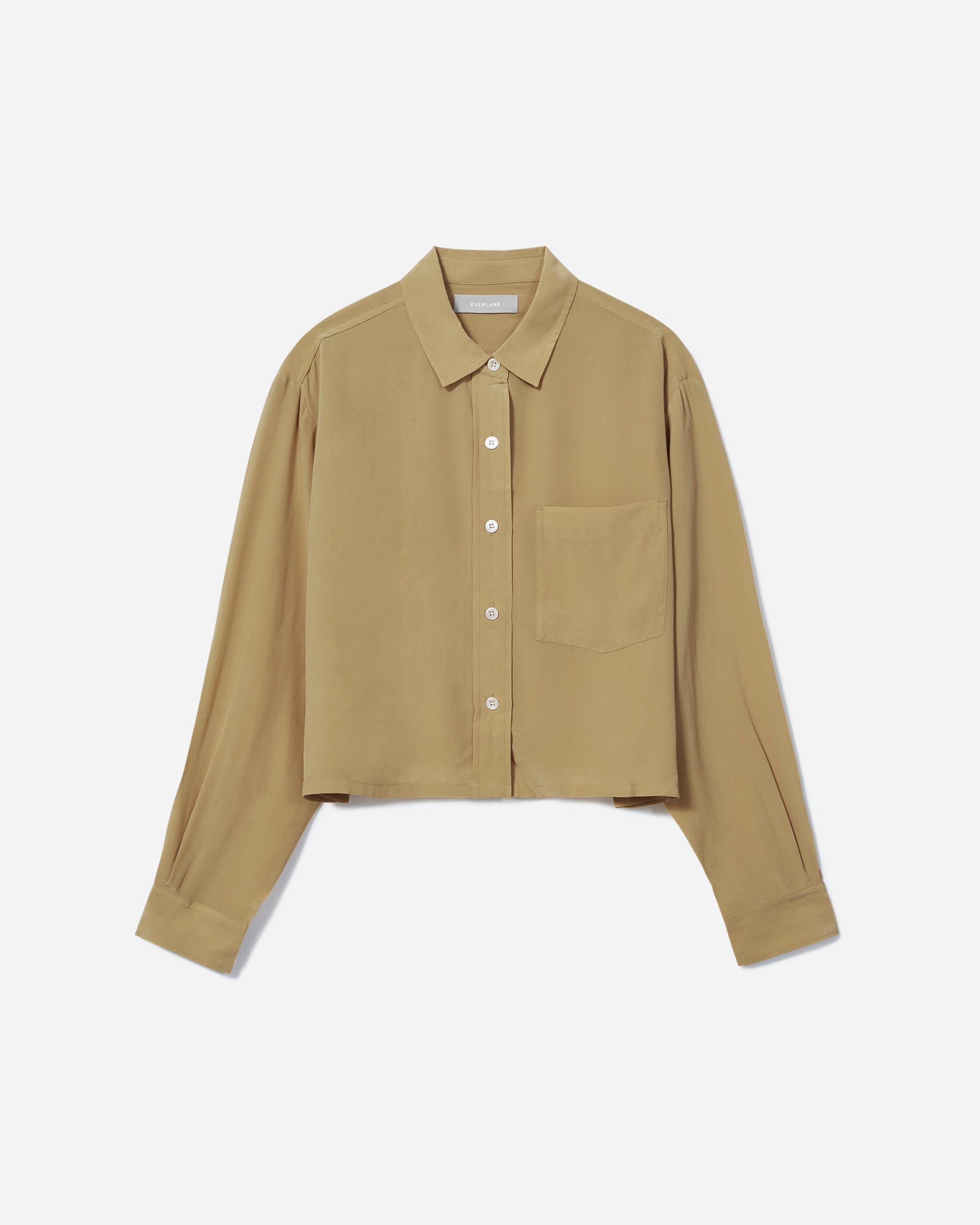 The Silky Cotton Way-Short Shirt Golden Oak – Everlane