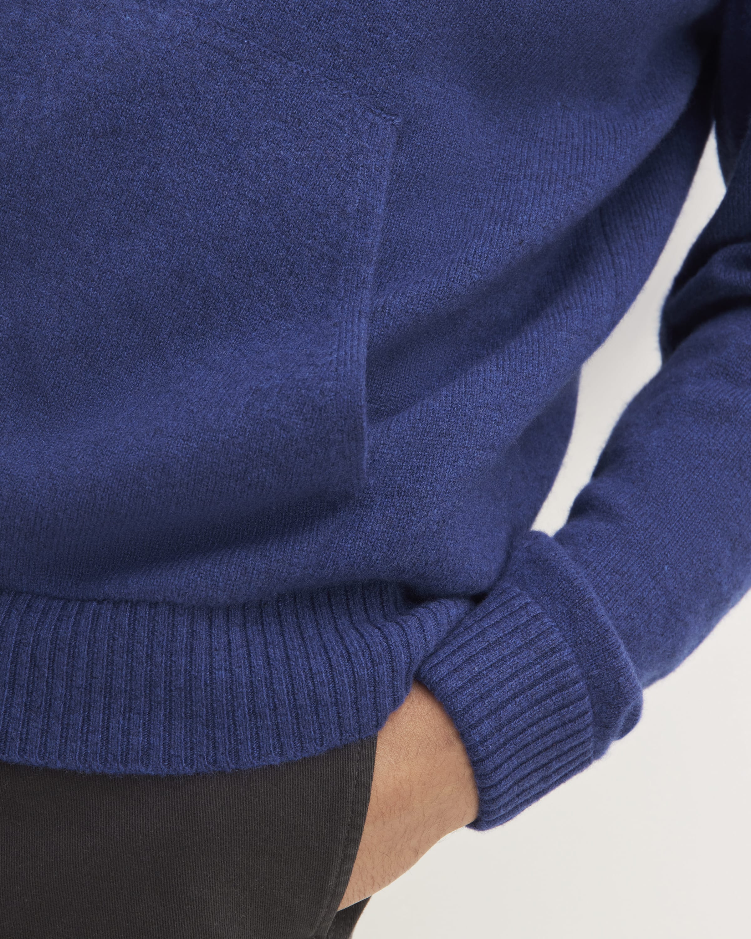 The Felted Merino Hoodie Bellwether Blue Heather Everlane