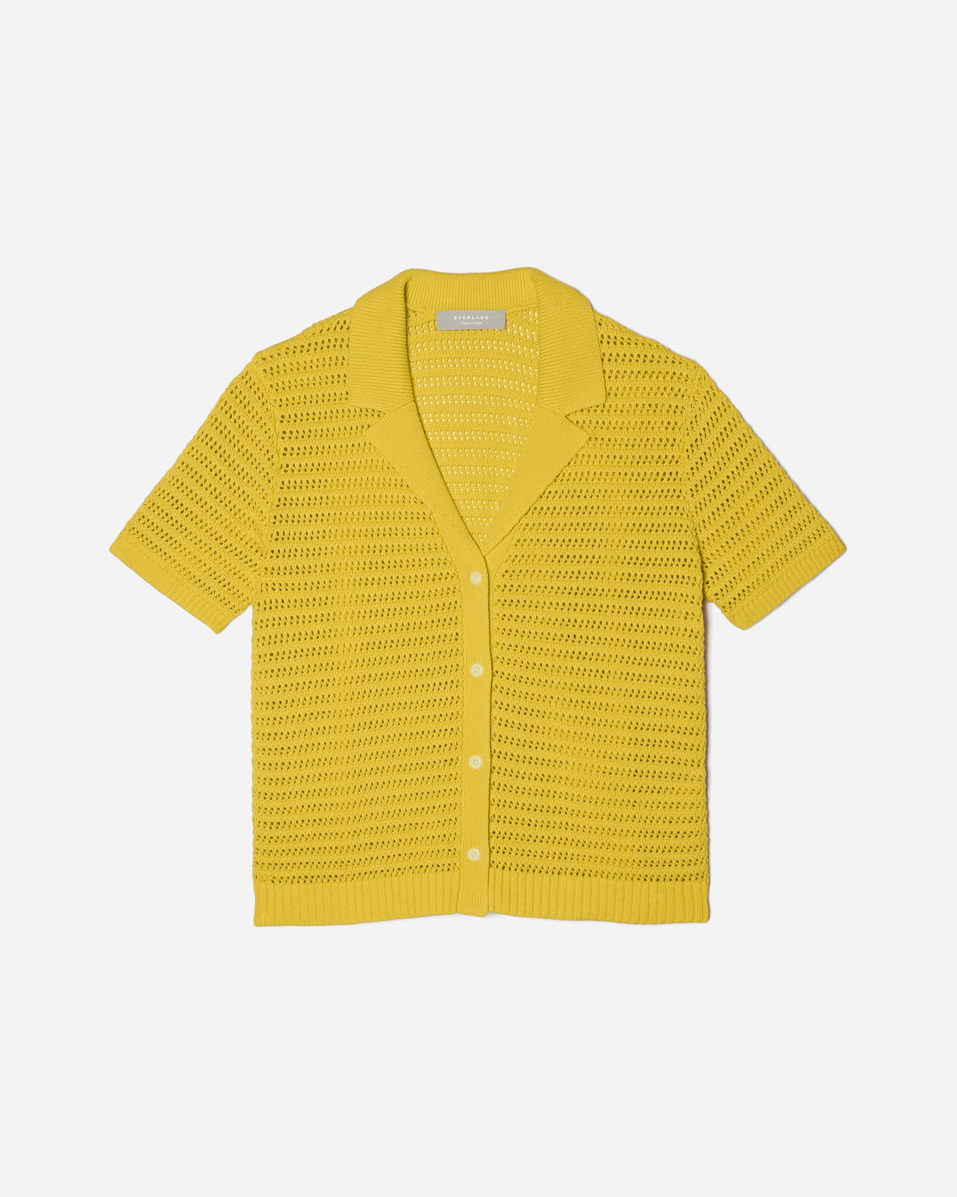 The Crochet Knit Polo Super Lemon – Everlane