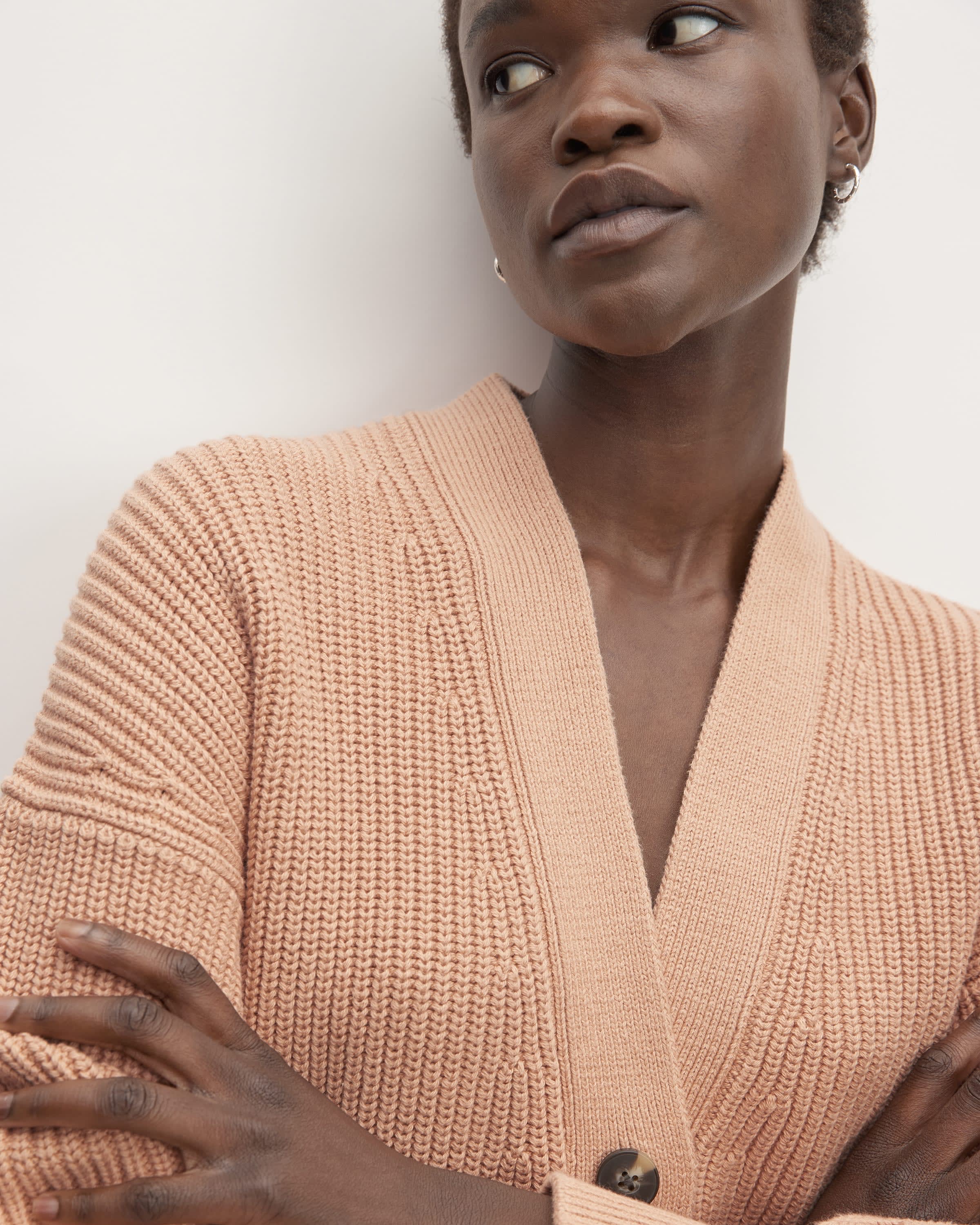 Celine Cardigan Coral Blush Melange main image 0