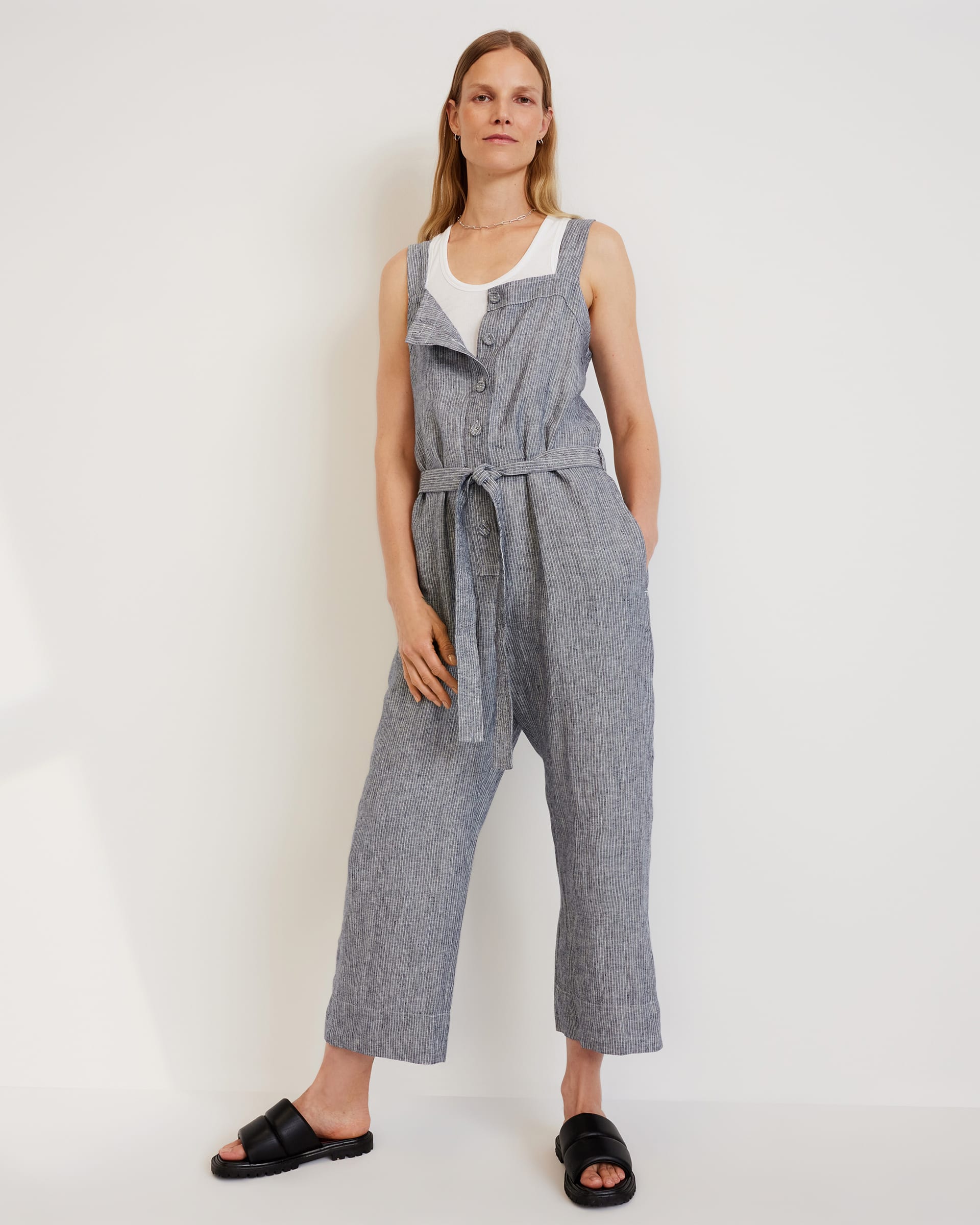 Summer drink Linen Jumpsuit