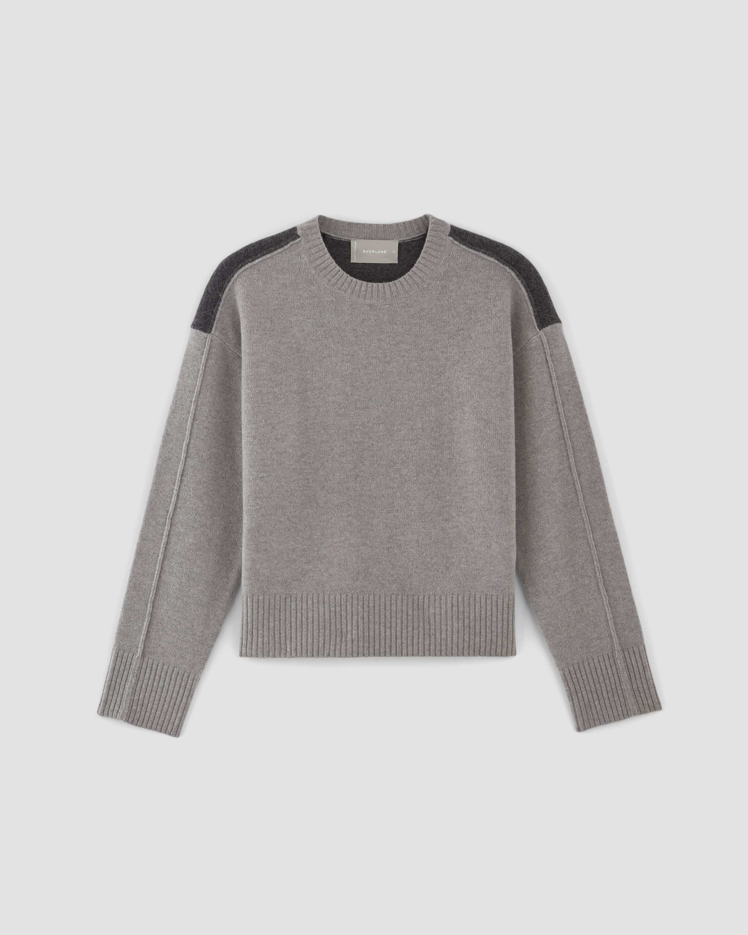The Good Merino Wool Crewneck Sweater Hare Grey / Graphite Everlane