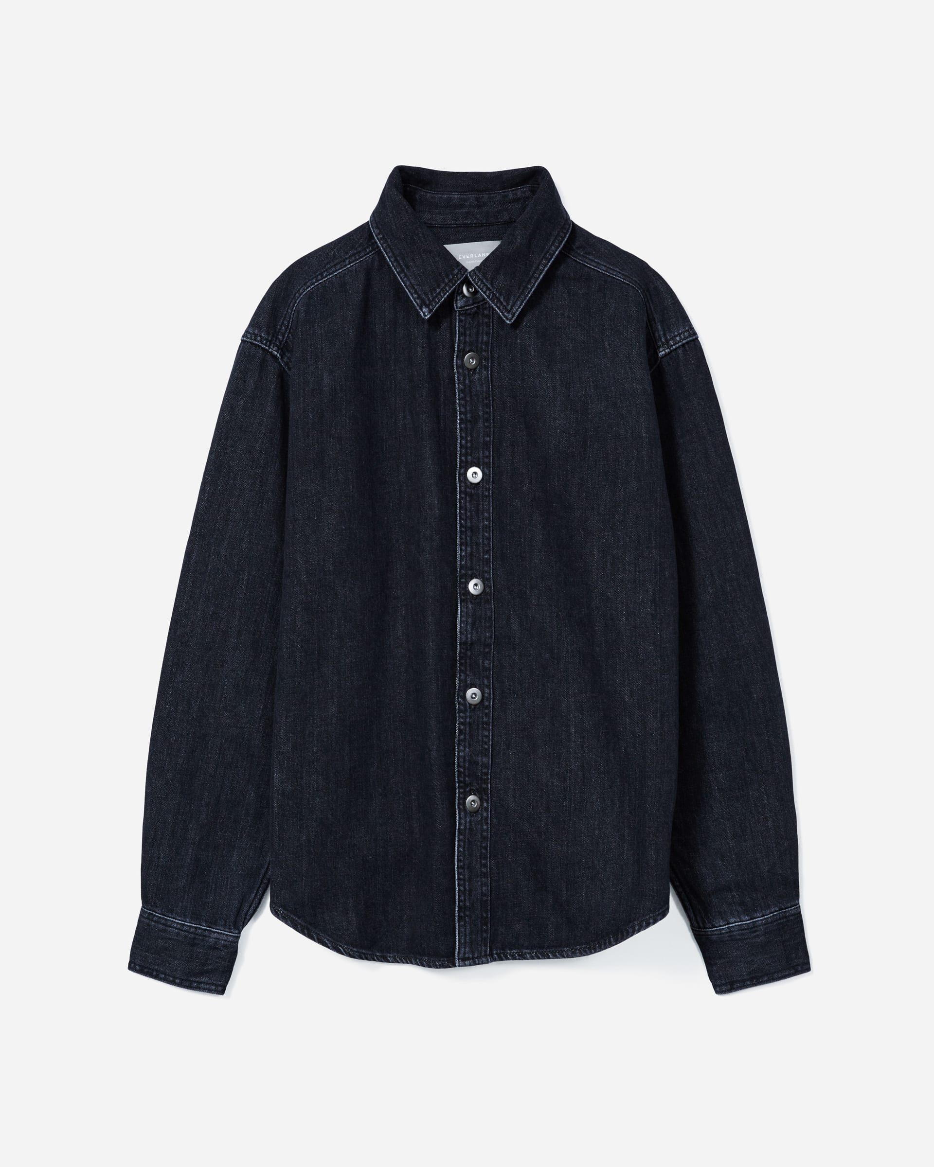 The Denim Overshirt Vintage Black Everlane
