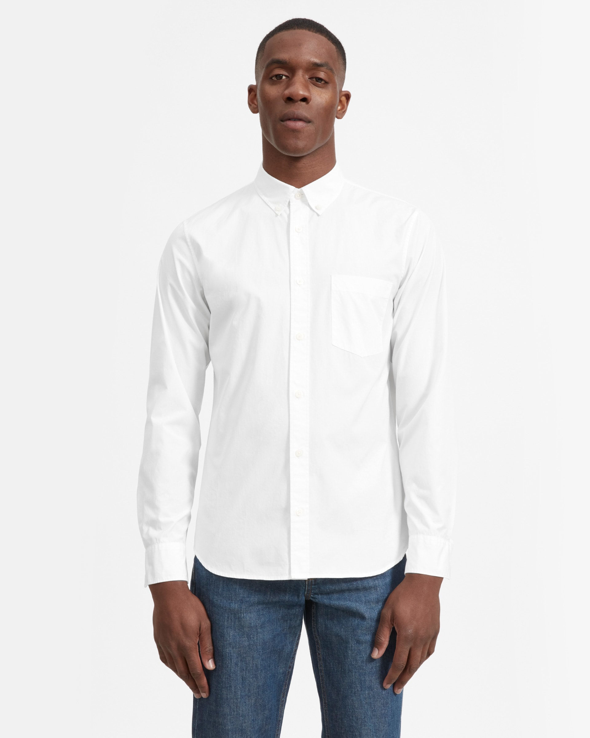 The Cotton Slim Fit Shirt White – Everlane