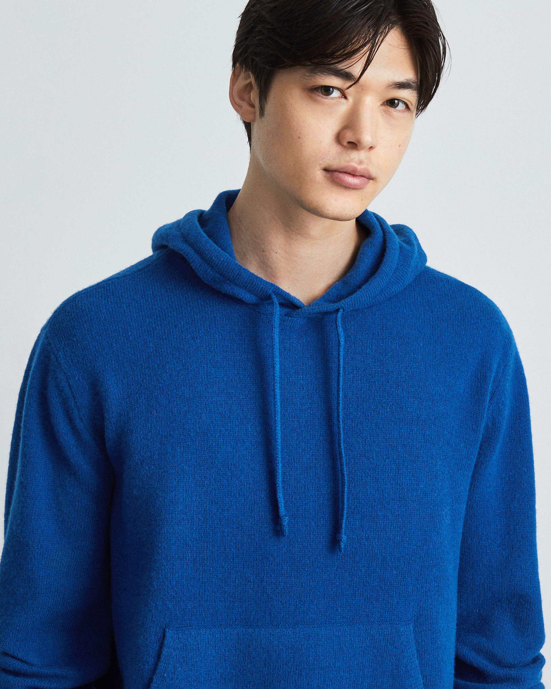 The Felted Merino Hoodie Azure Everlane