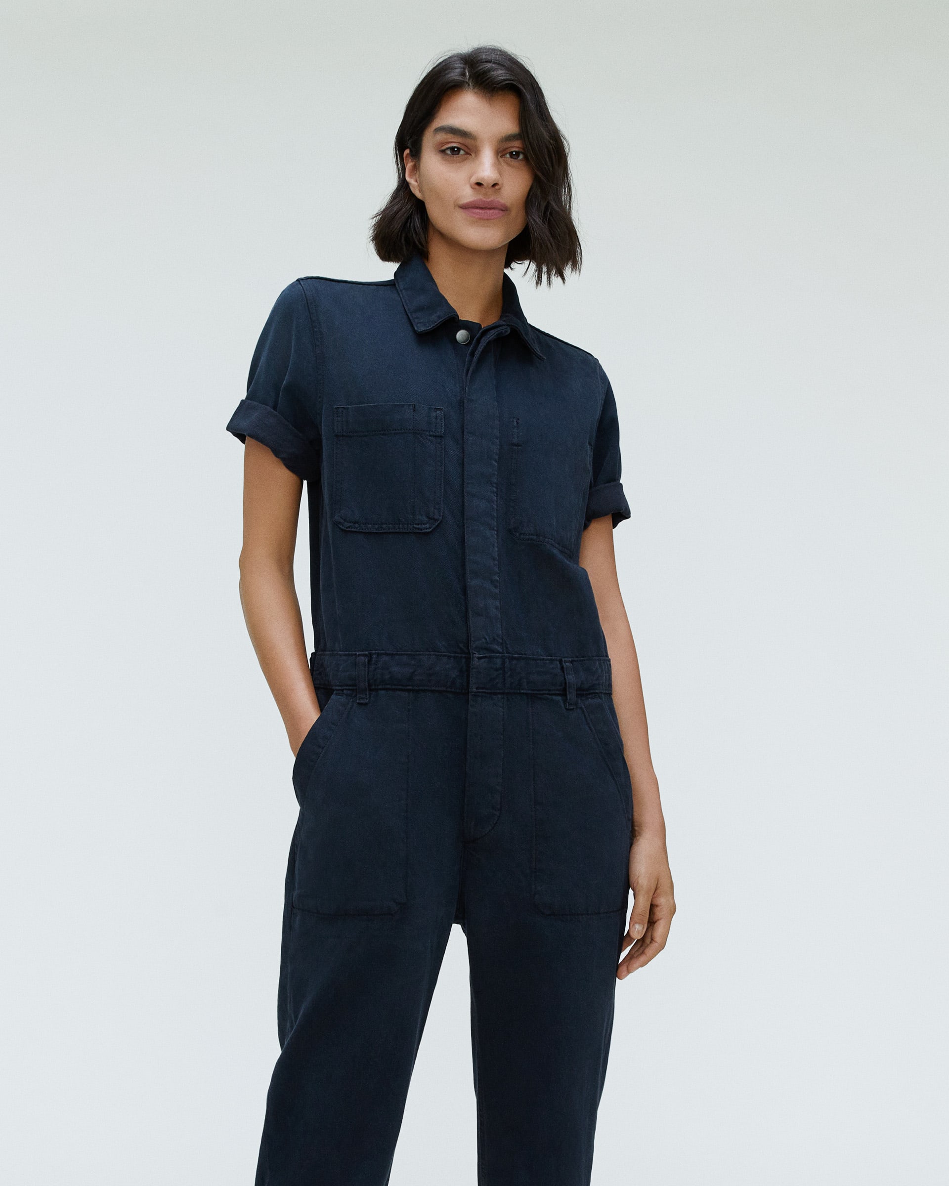 The Supersoft Jean Coverall Ink Wash – Everlane