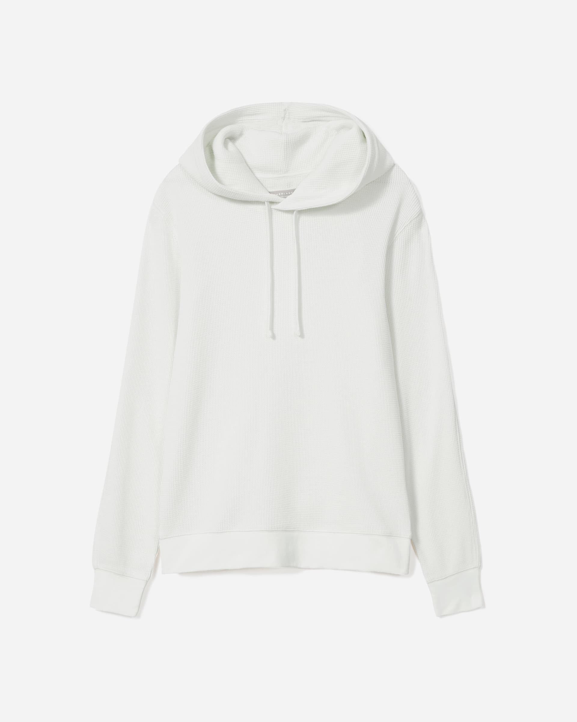 The Waffle-Knit Hoodie Off White – Everlane