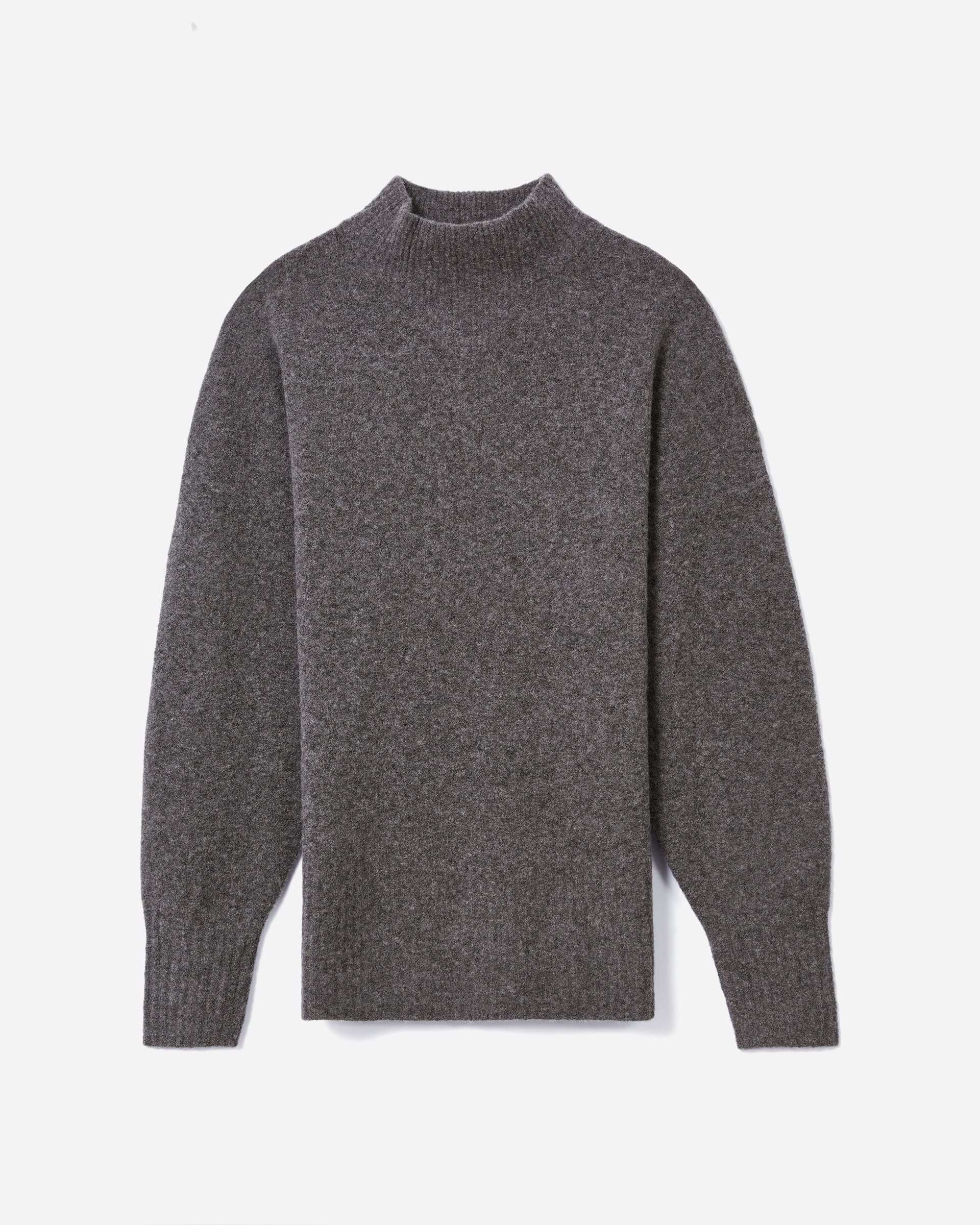 The Cozy-Stretch Pullover Heathered Charcoal – Everlane