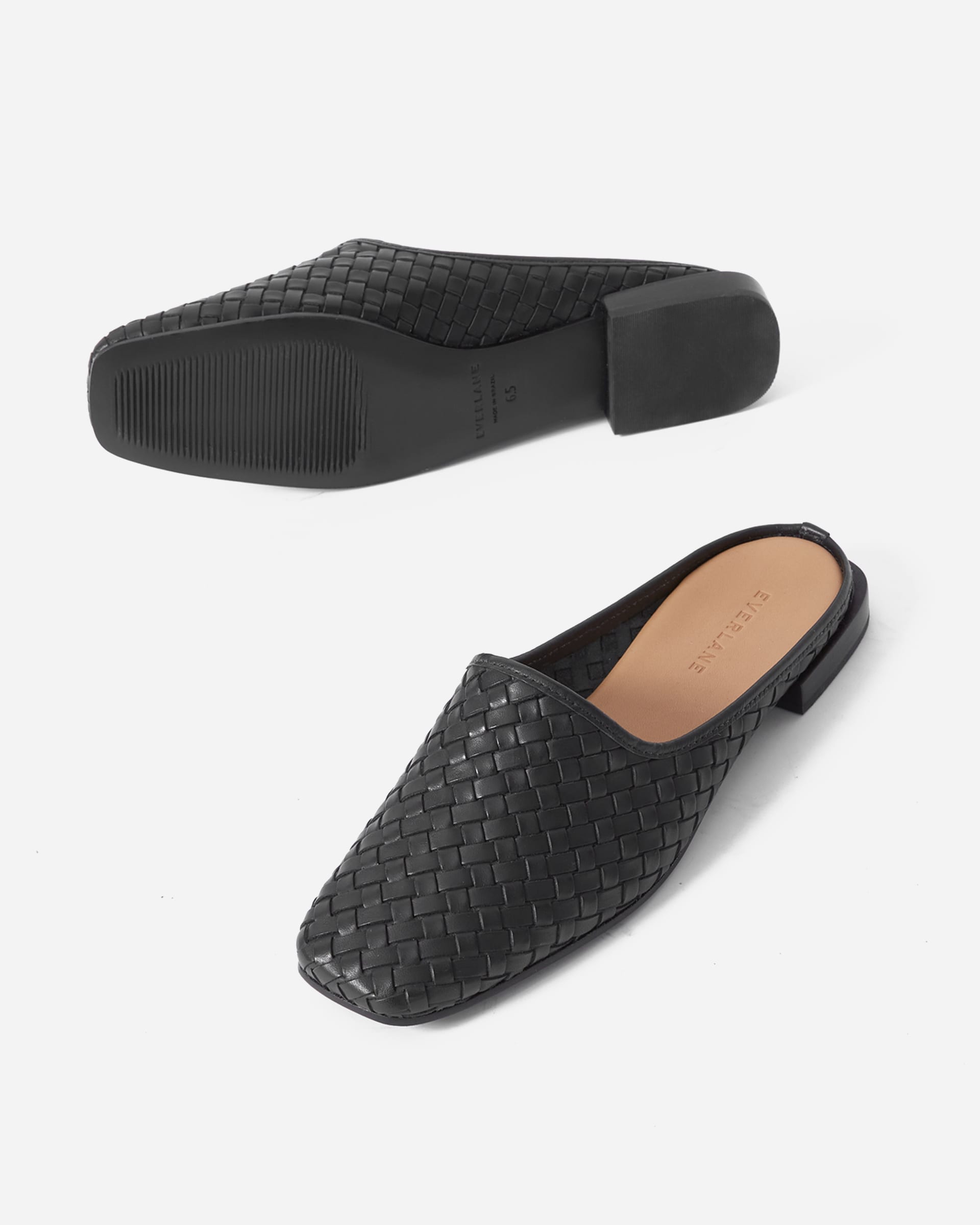 elva woven mule