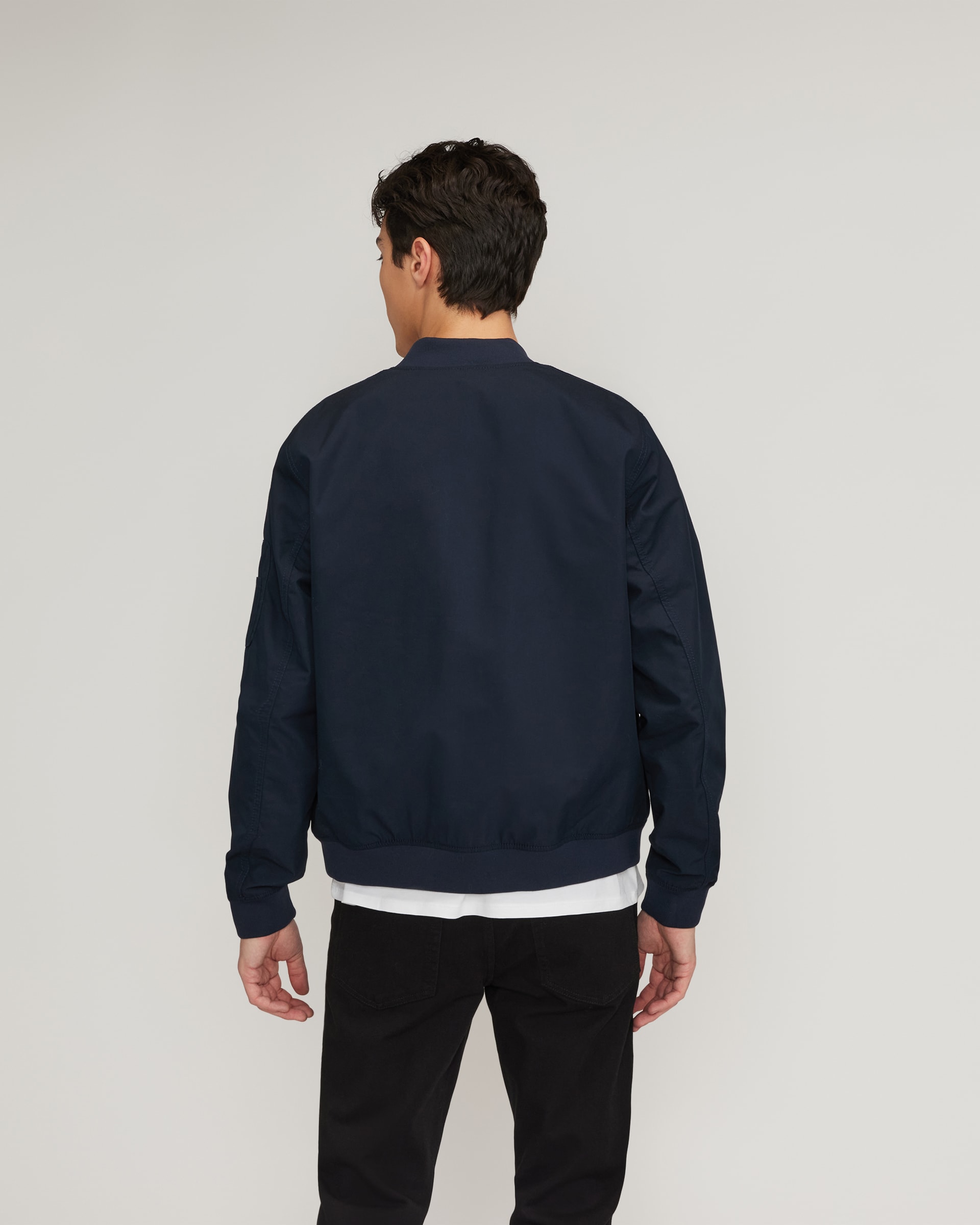 Men's Bomber Jacket - Navy