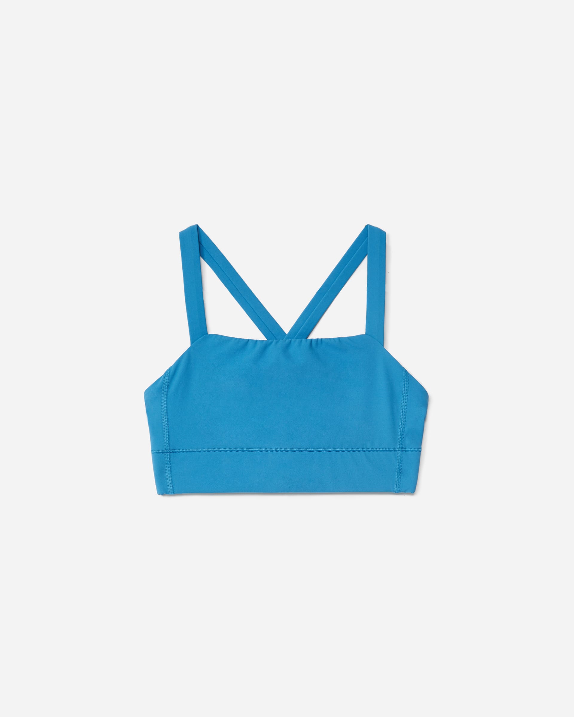 The Perform Cropped Top Azure – Everlane
