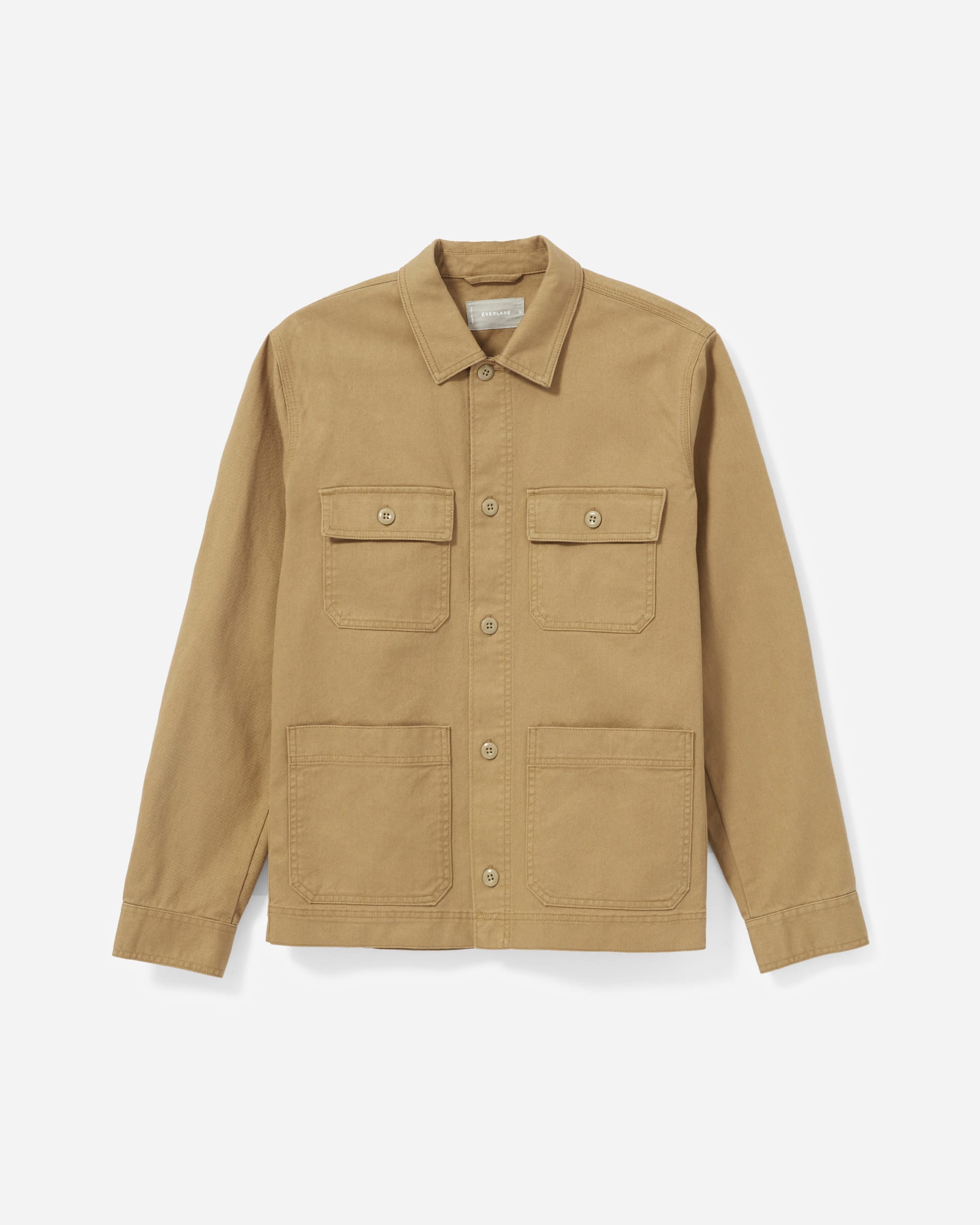 The Chore Shirt Jacket Ochre – Everlane