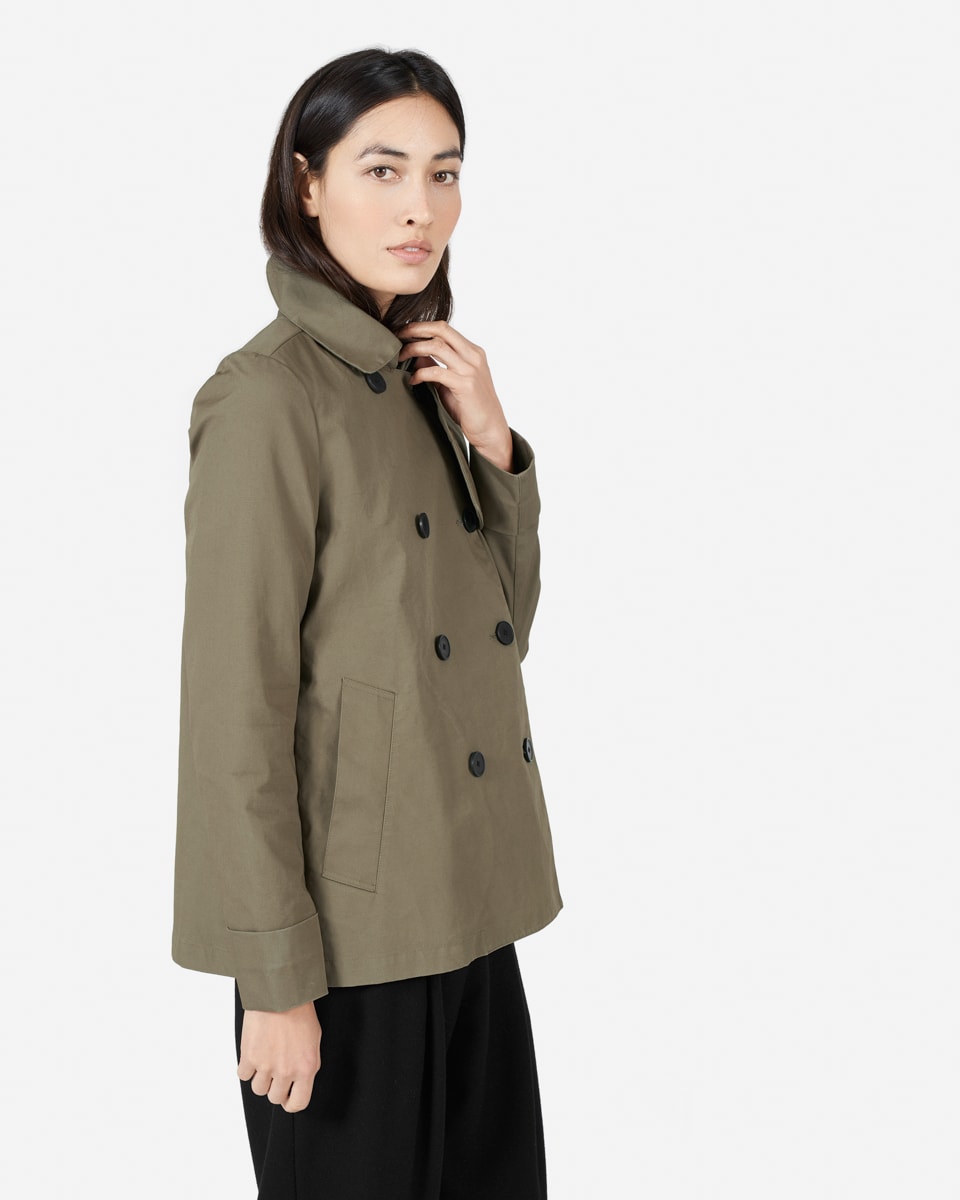 The Swing Trench Sage – Everlane