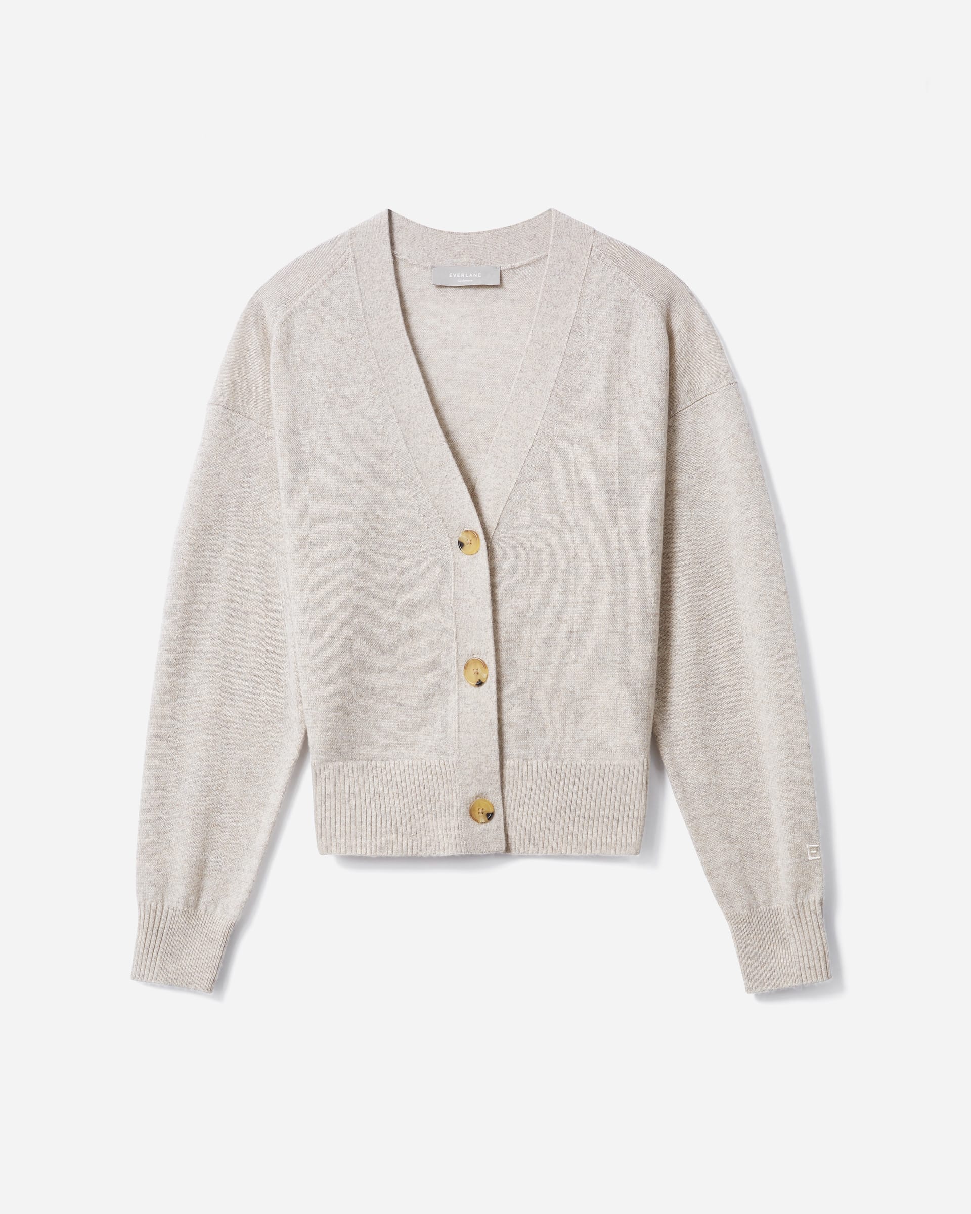 The Cropped Cashmere Cardigan Canvas – Everlane