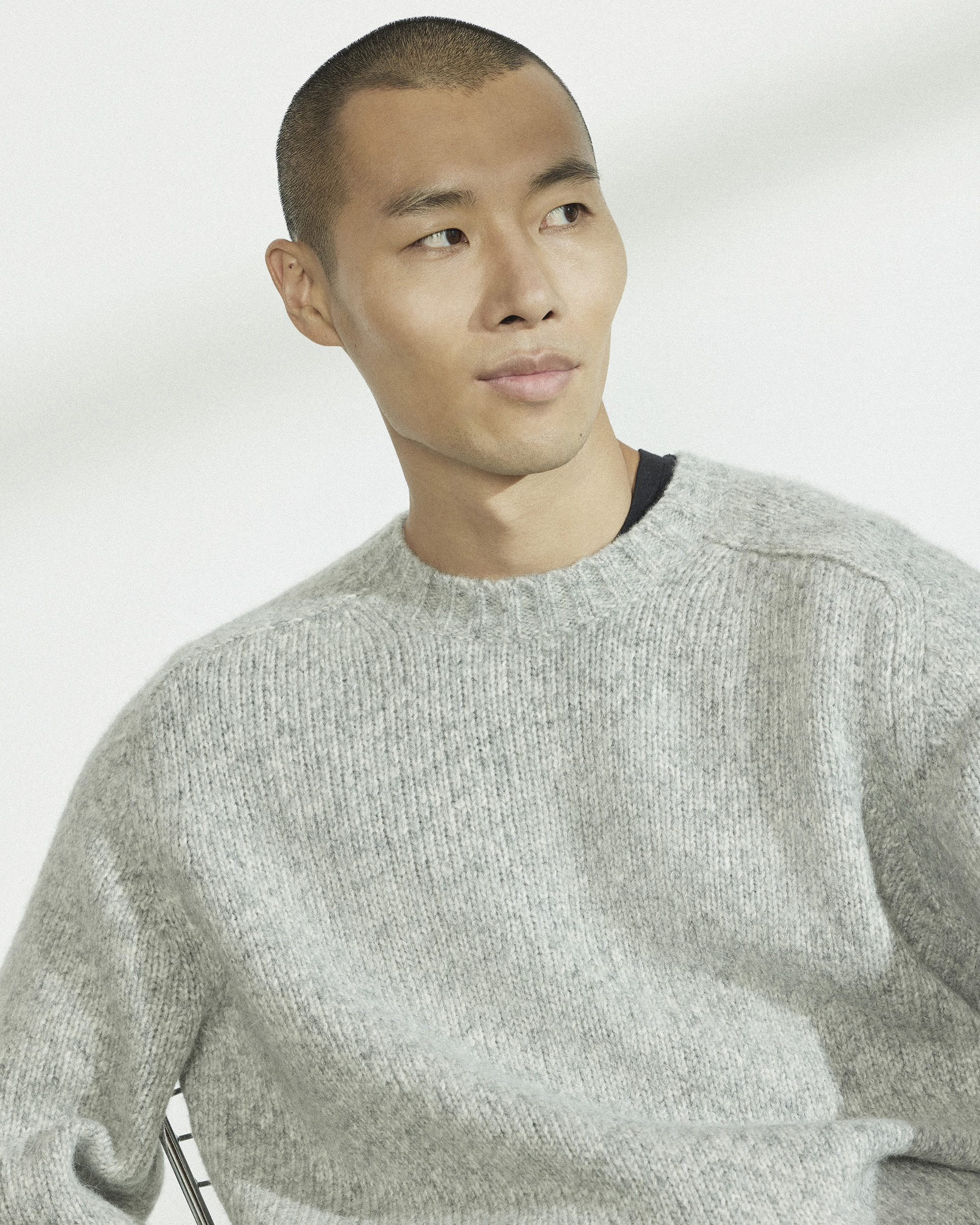 The Cloud Crewneck Sweater Heathered Grey – Everlane