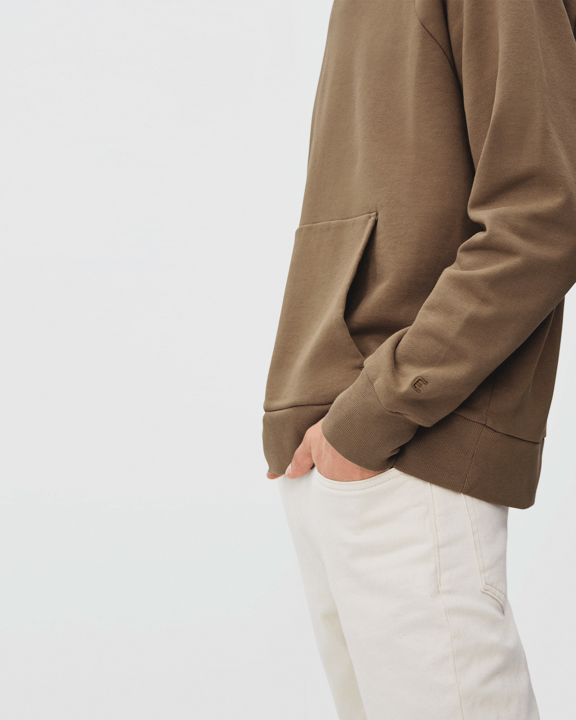 The Track Hoodie Toasted Coconut – Everlane