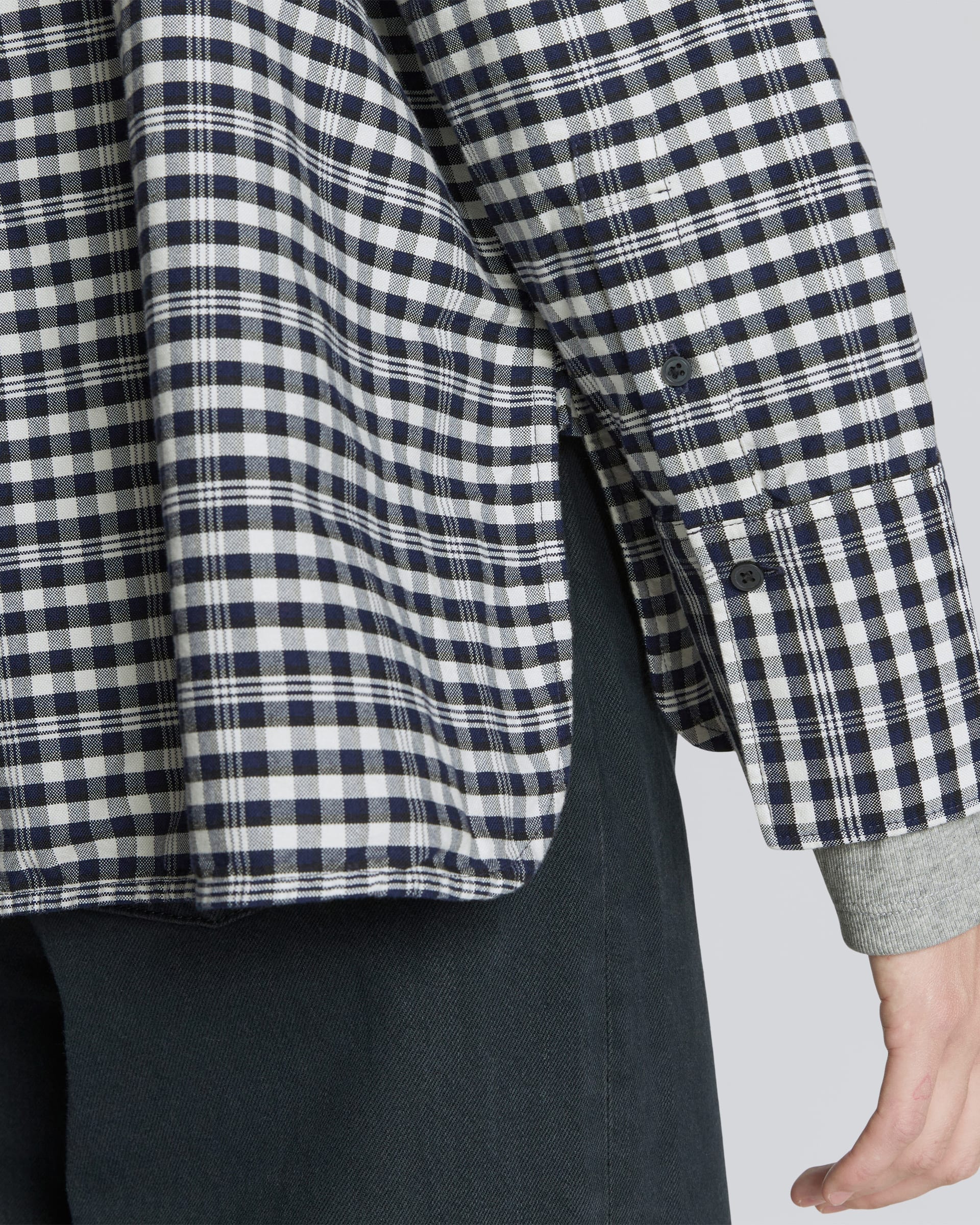 Dusty Plaid Oxford Bubble main image 1