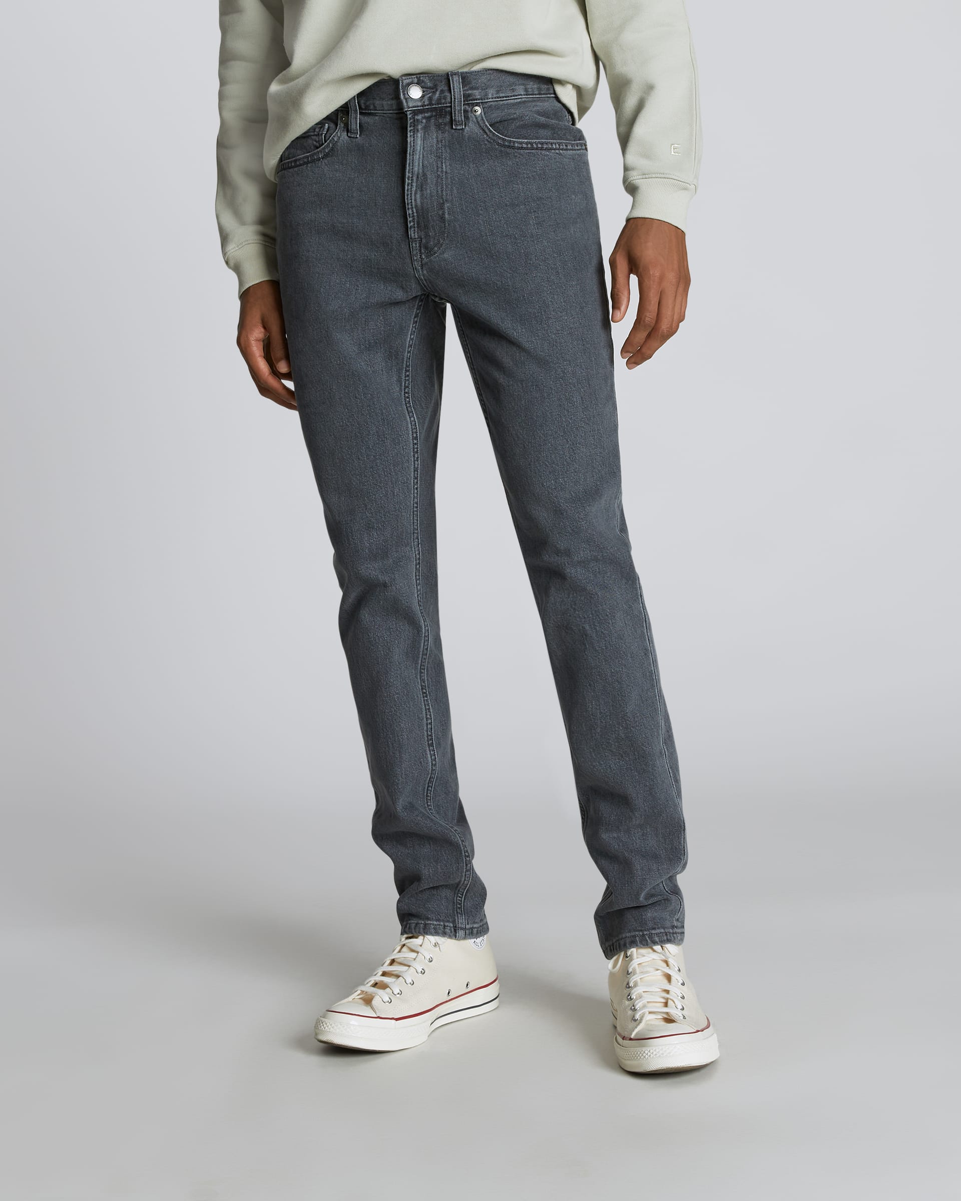 The Organic Cotton Slim Fit Jean Washed Charcoal – Everlane