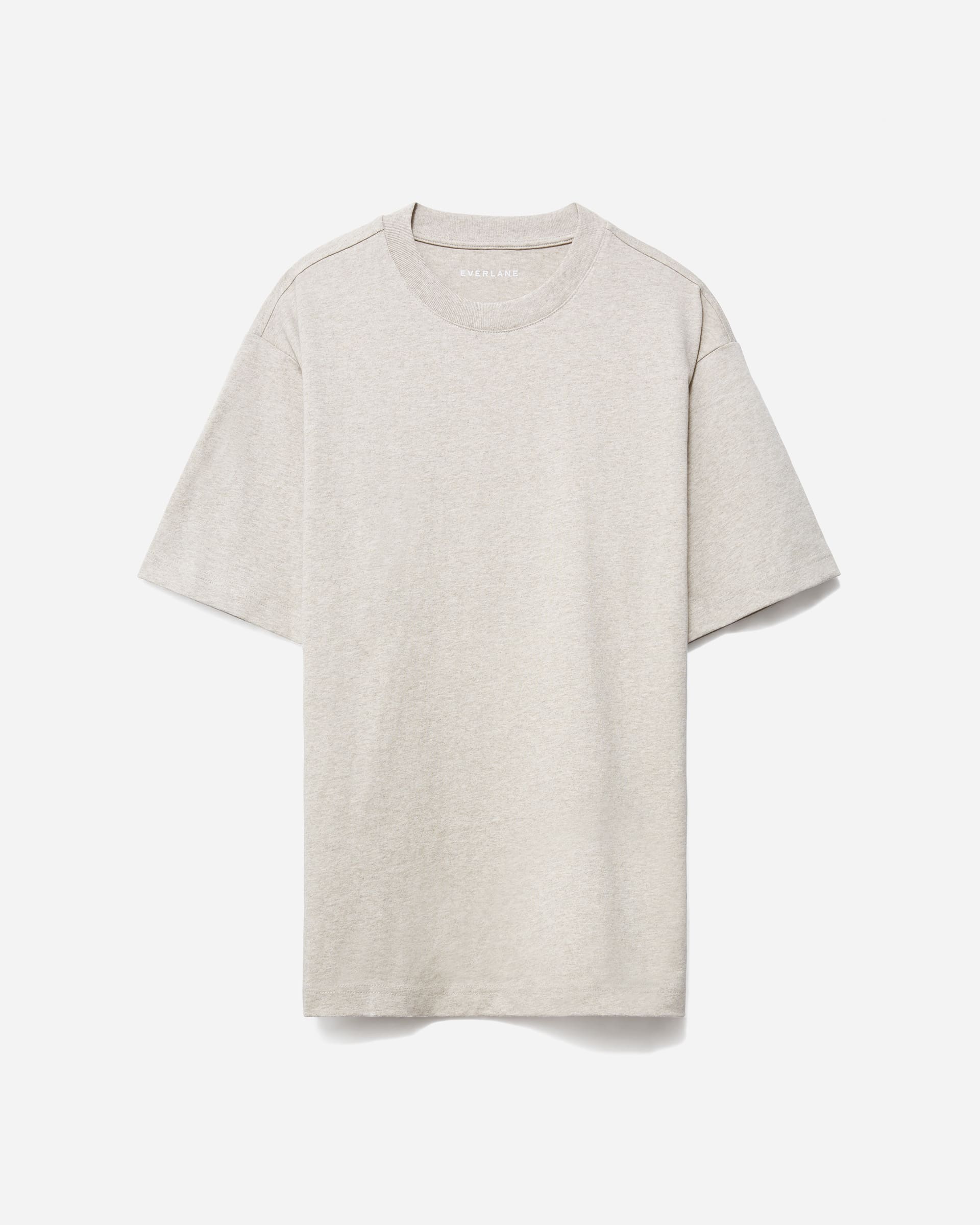 The Premium-Weight Relaxed Crew | Uniform Oatmeal – Everlane