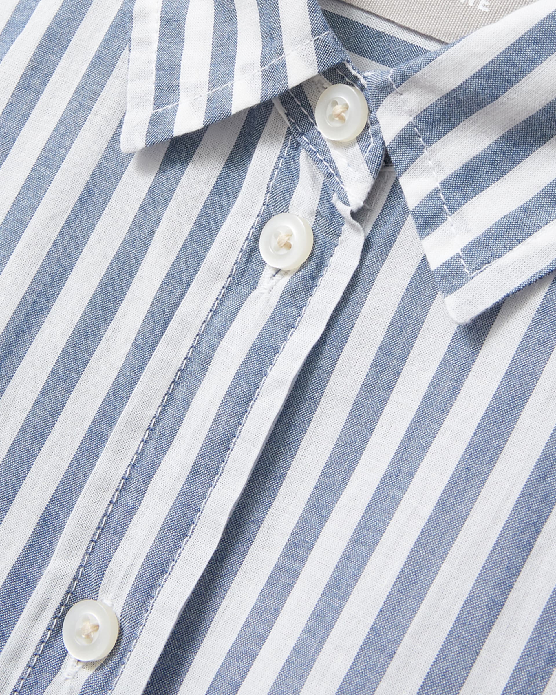 The Square Air Shirt Blue / White Stripe – Everlane